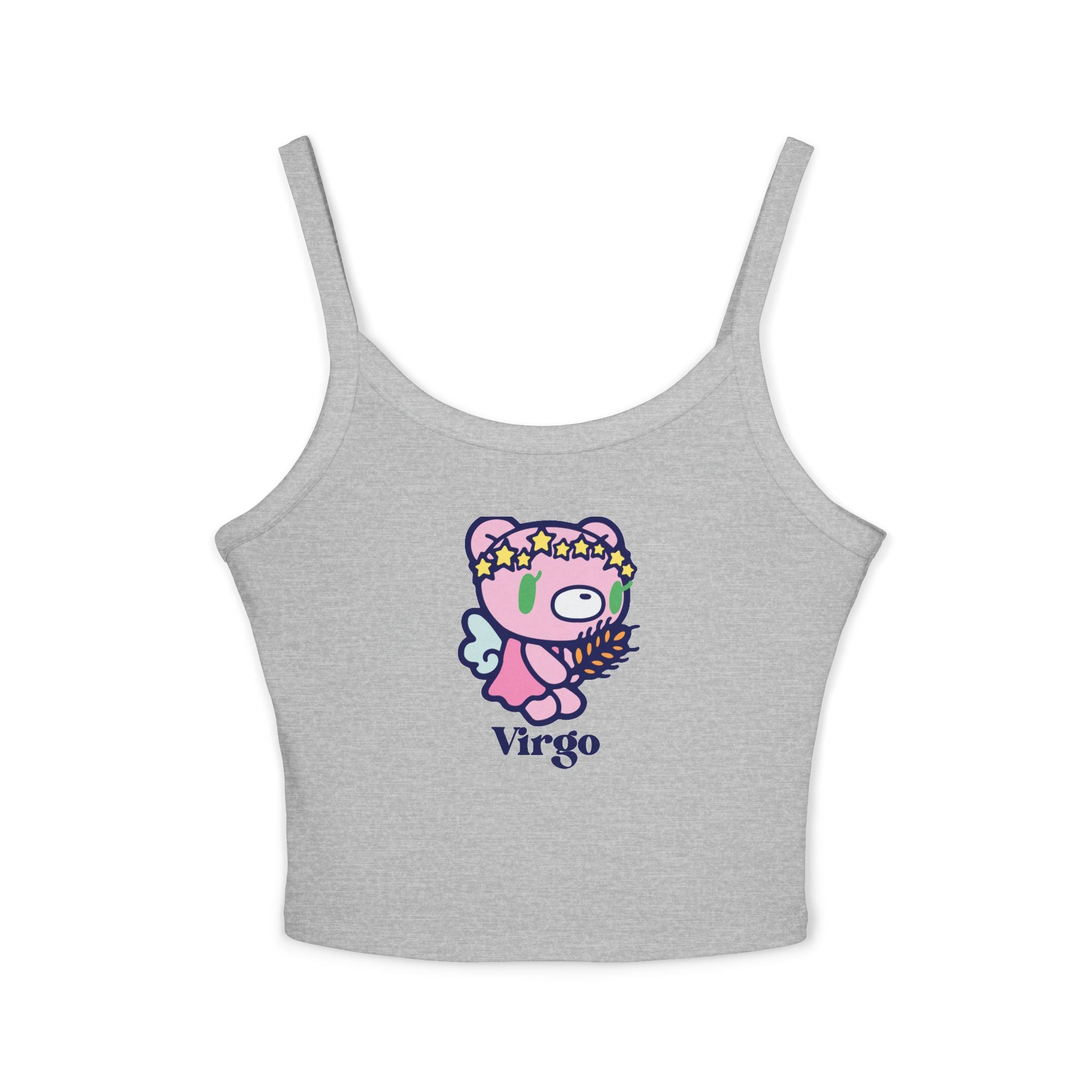 Virgo Zodiac Gloomy Bear Spaghetti Strap Tank Top