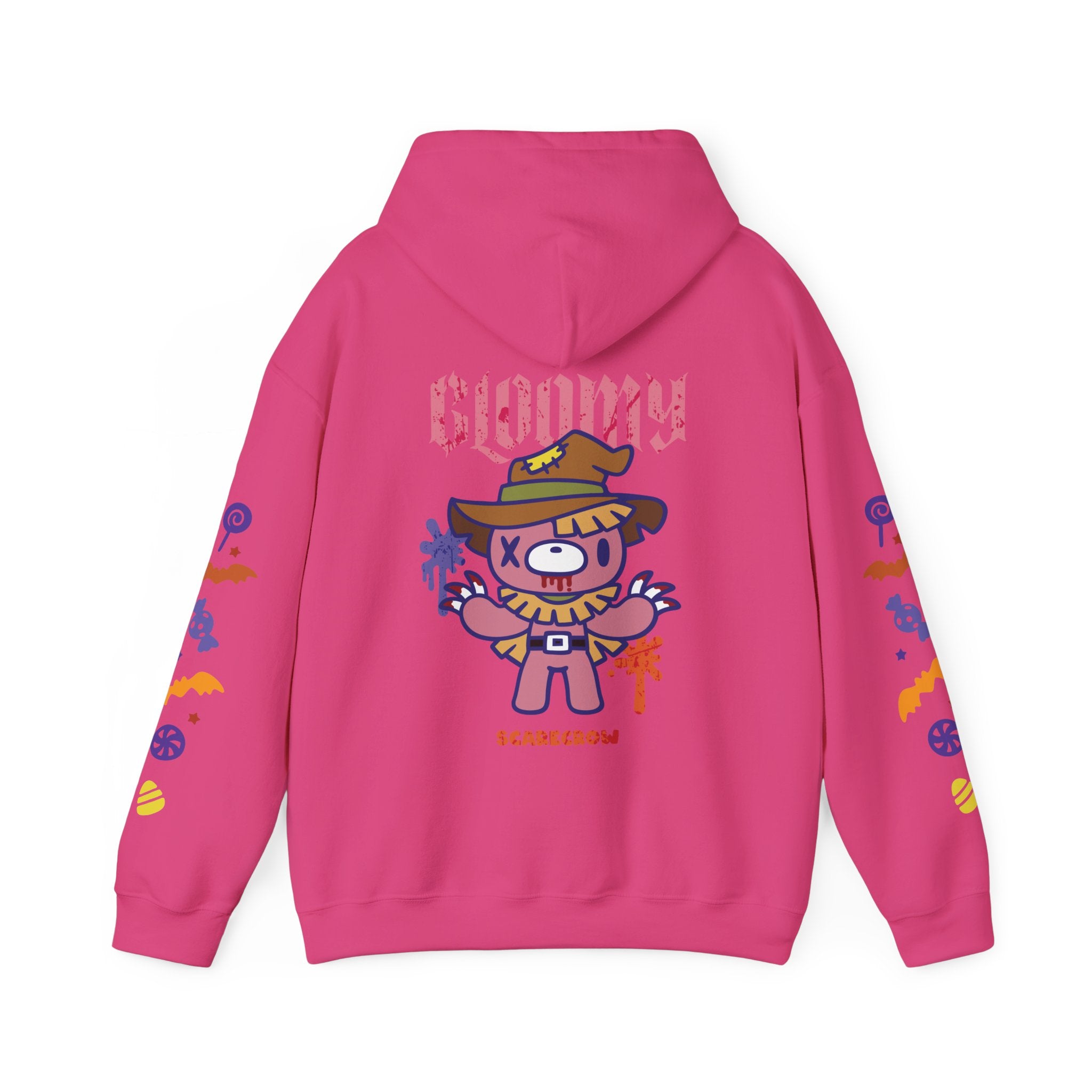 Halloween Scarecrow Gloomy Bear Hoodie