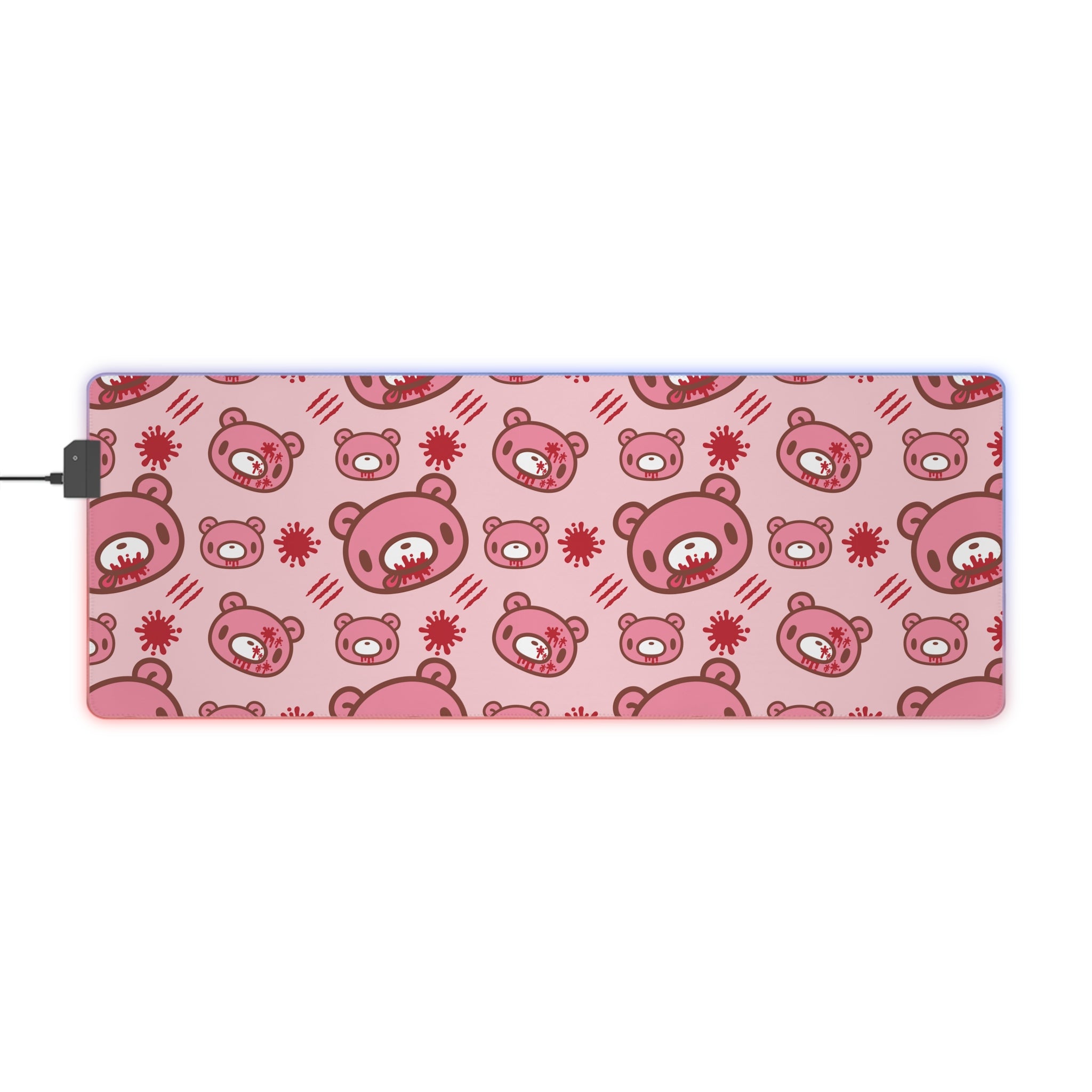 Gloomy Bear LED Gaming Mouse Pad