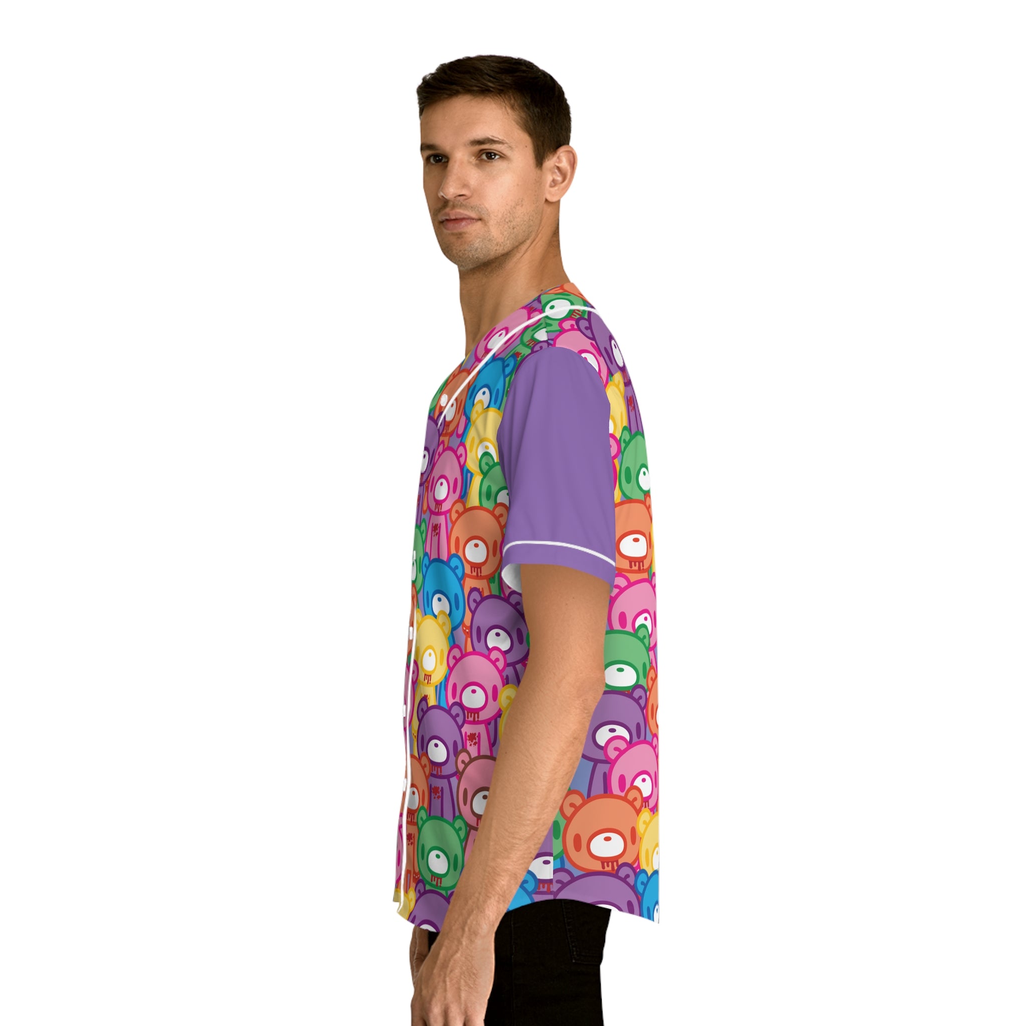Gloomy Bear "Rainbow Dreams" Men's Baseball Jersey