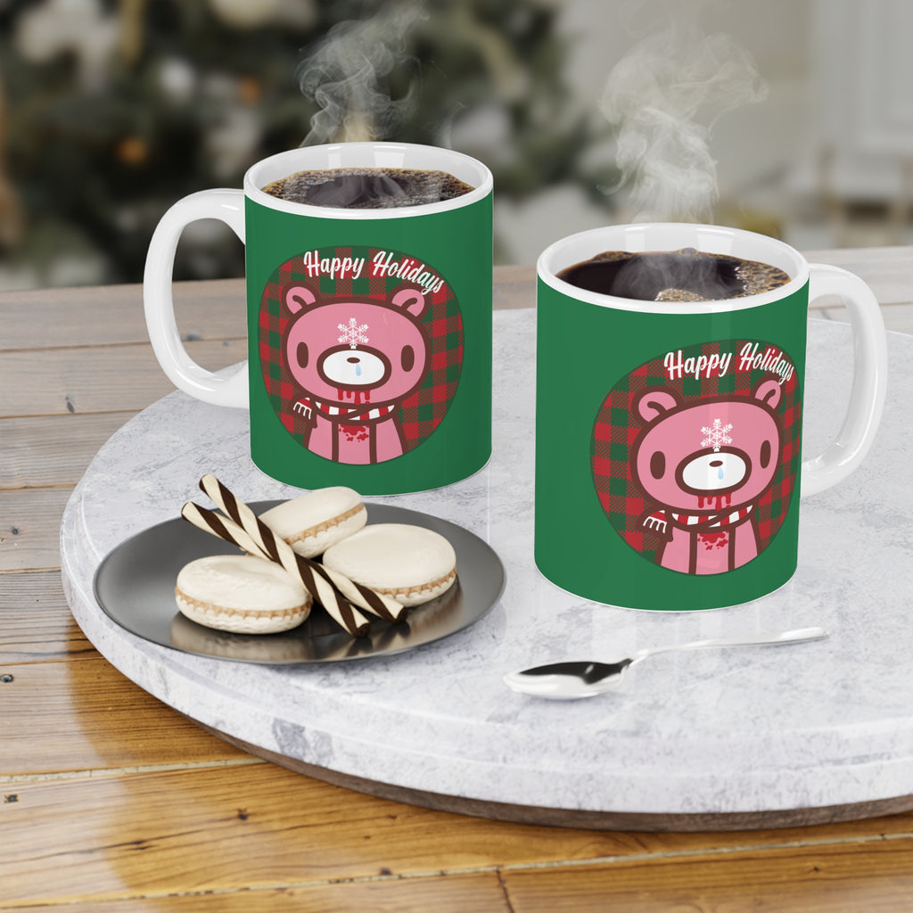 Happy Holidays Gloomy Bear Ceramic Mug (11oz)