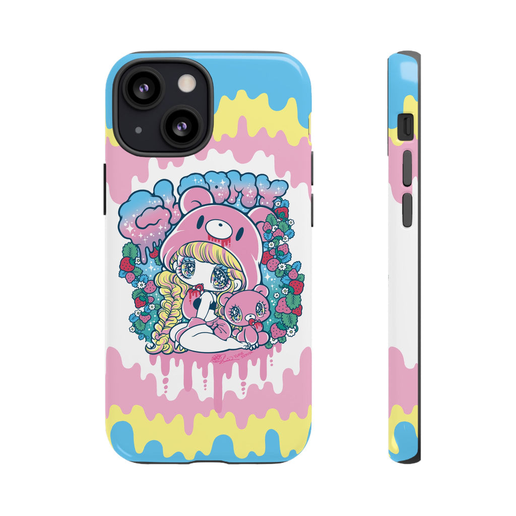 YURIE SEKIYA x GLOOMY BEAR ⭐️ GLOOMY-GIRL STRAWBERRY PHONE CASE