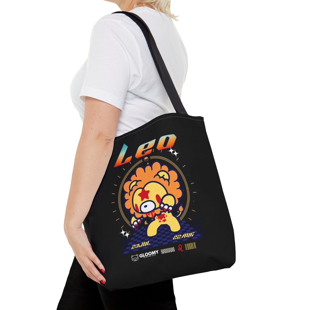 Leo Zodiac Gloomy Bear Tote Bag