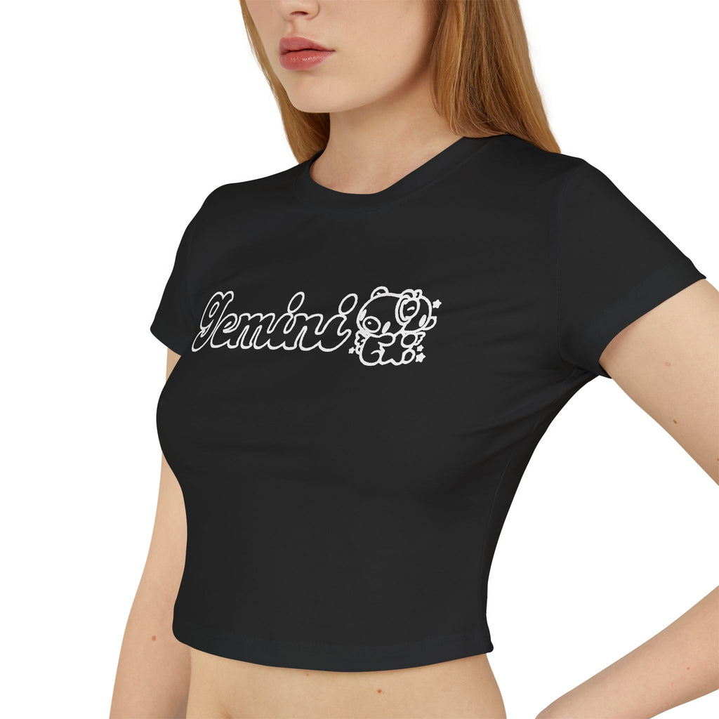 gemini zodiac gloomy Women's Baby Tee