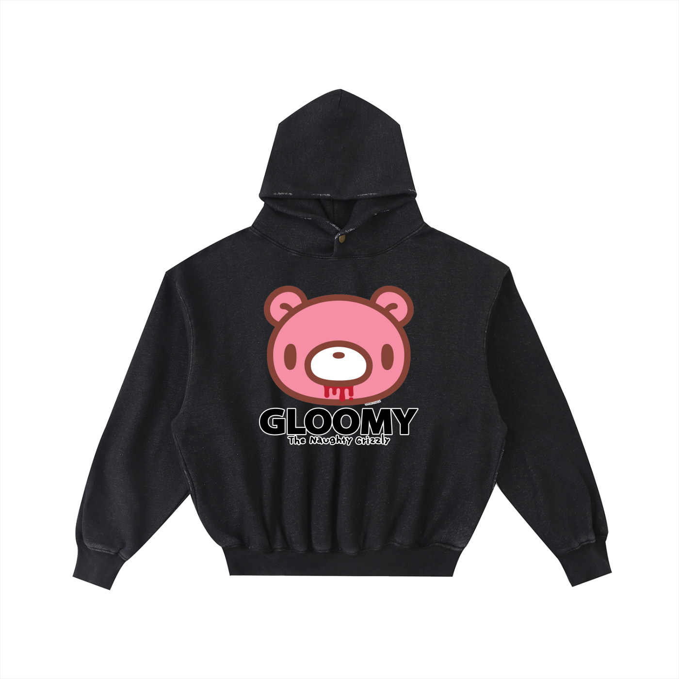 Gloomy Bear  Washed Fleece Hoodie