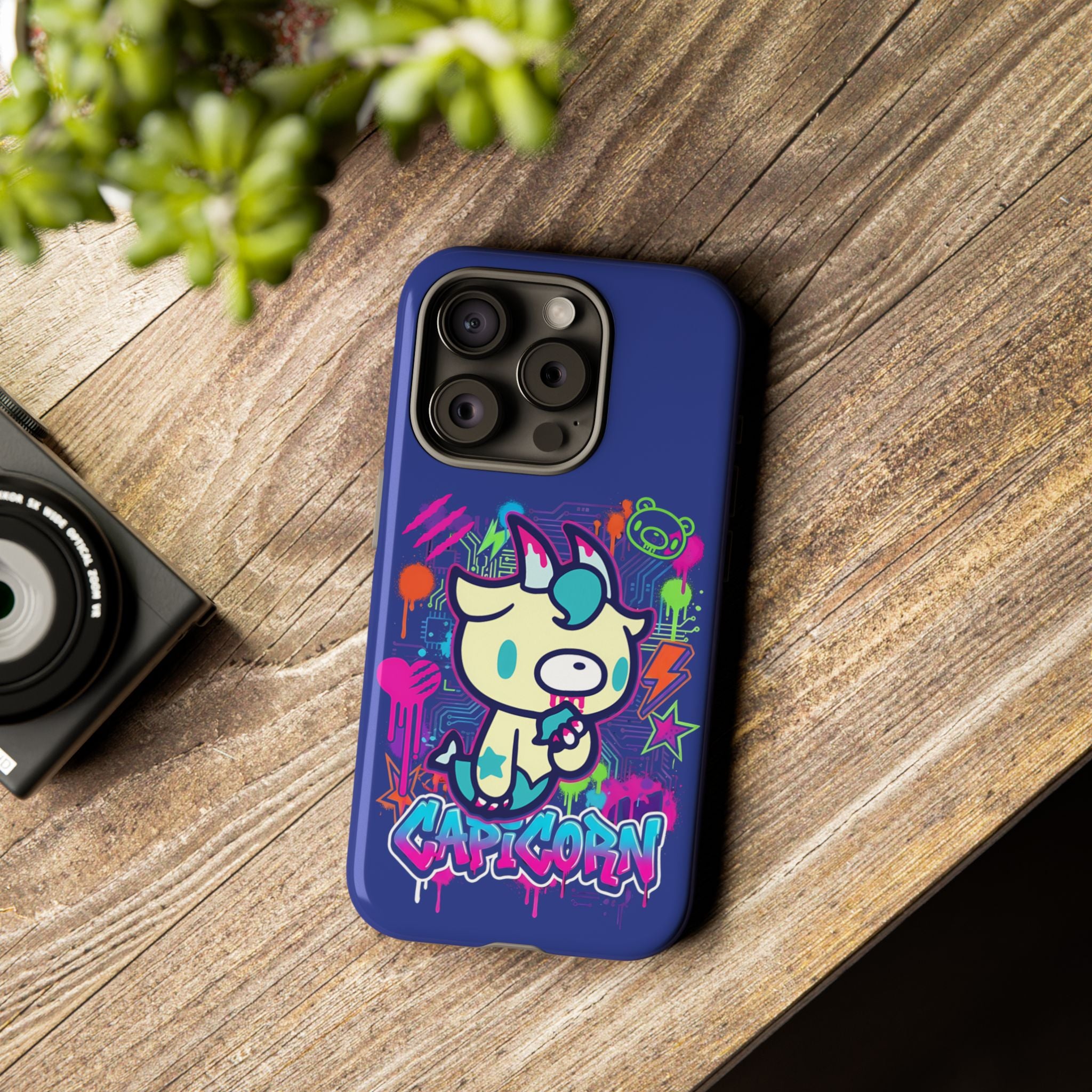 Zodiac Capricorn Gloomy Bear Phone Case