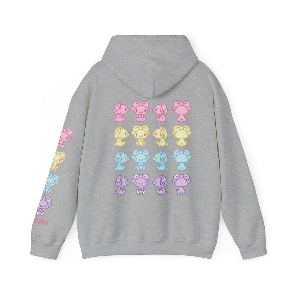 Pastel Pals All Purpose Bunny Unisex Hooded Sweatshirt