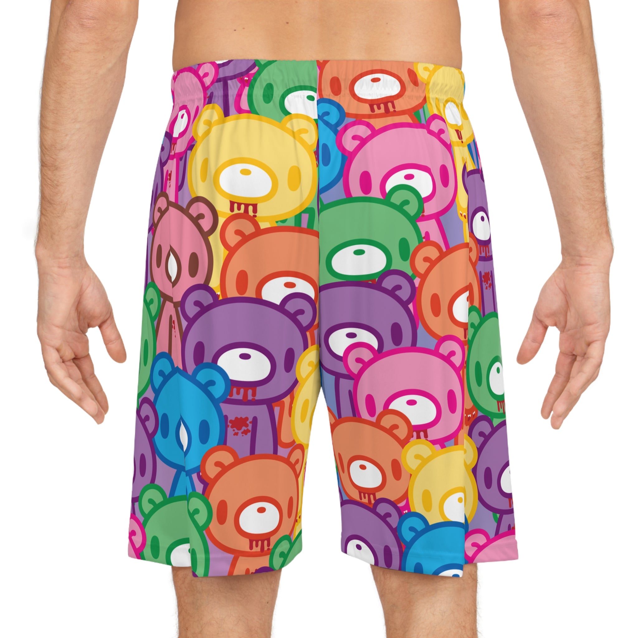 Gloomy Bear "Rainbow Dreams" Basketball Shorts