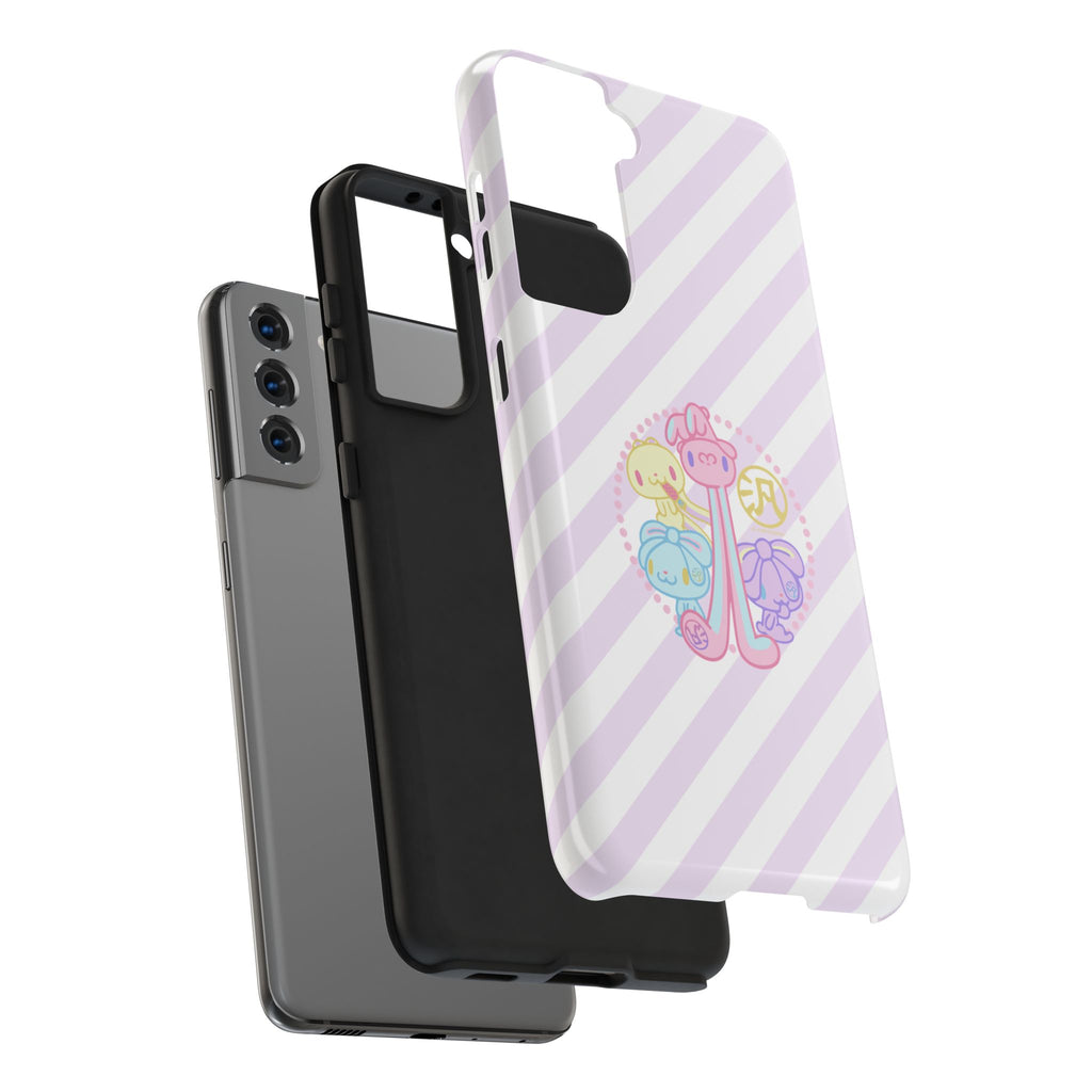 Group Pastel All Purpose Bunny - iPhone Case