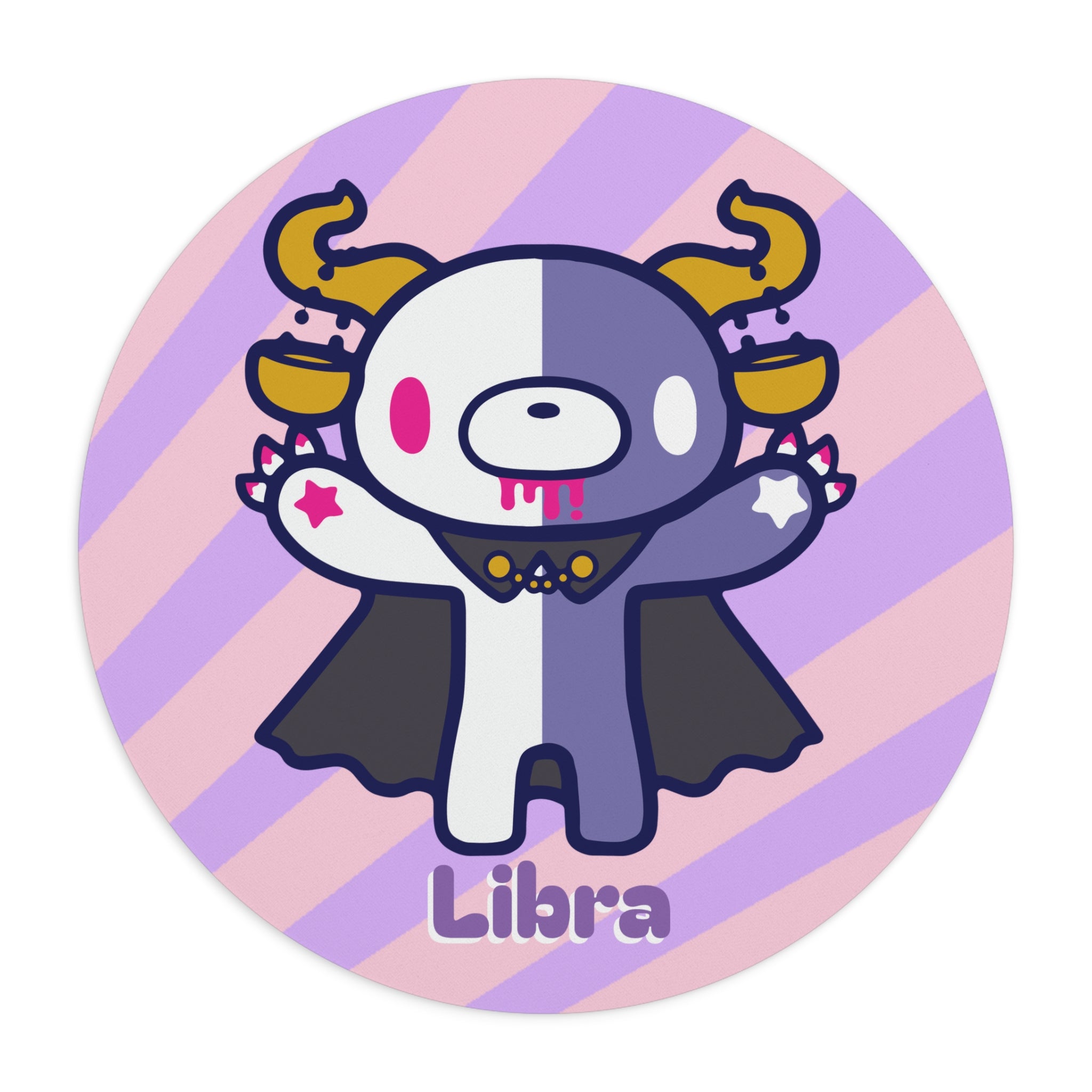 Gloomy Bear Zodiac Libra Mouse Pad