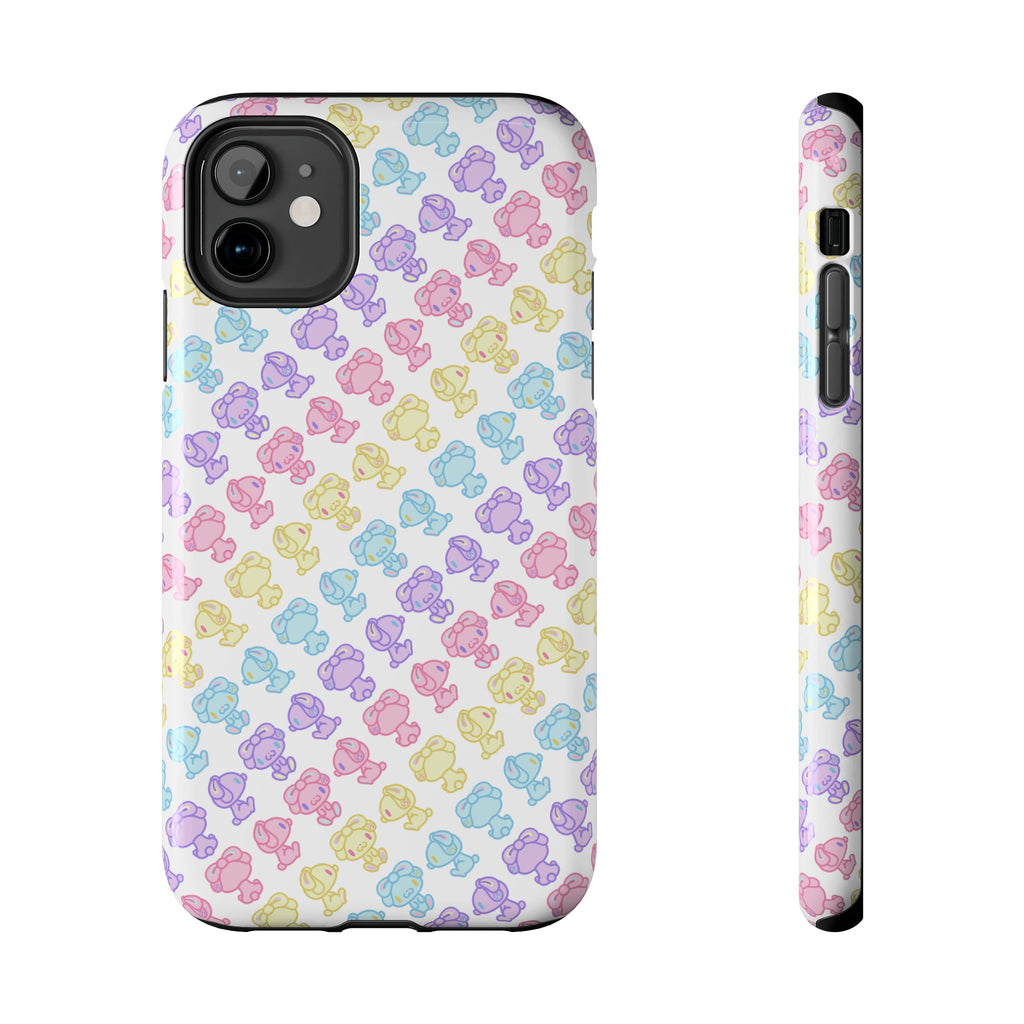 Rotating Pastel All Purpose Bunny - iPhone Case