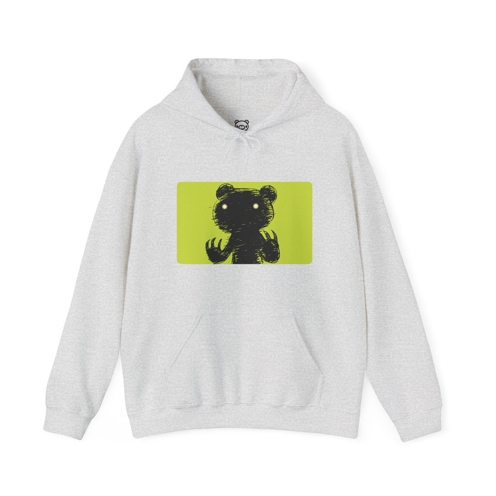 Green Block Abstraction Gloomy Bear Unisex Hooded Sweatshirt