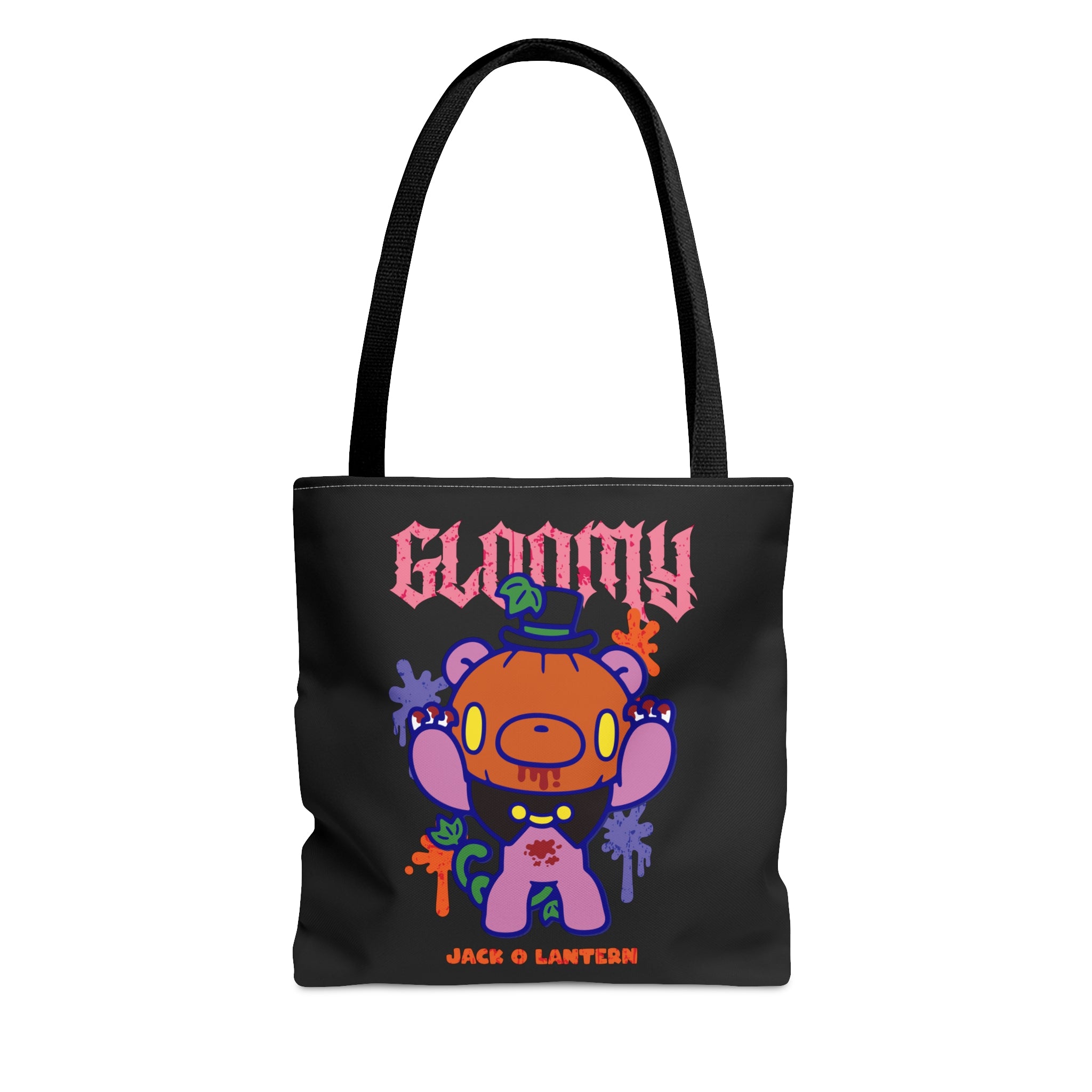 Gloomy Halloween Jack O lantern Tote Bag