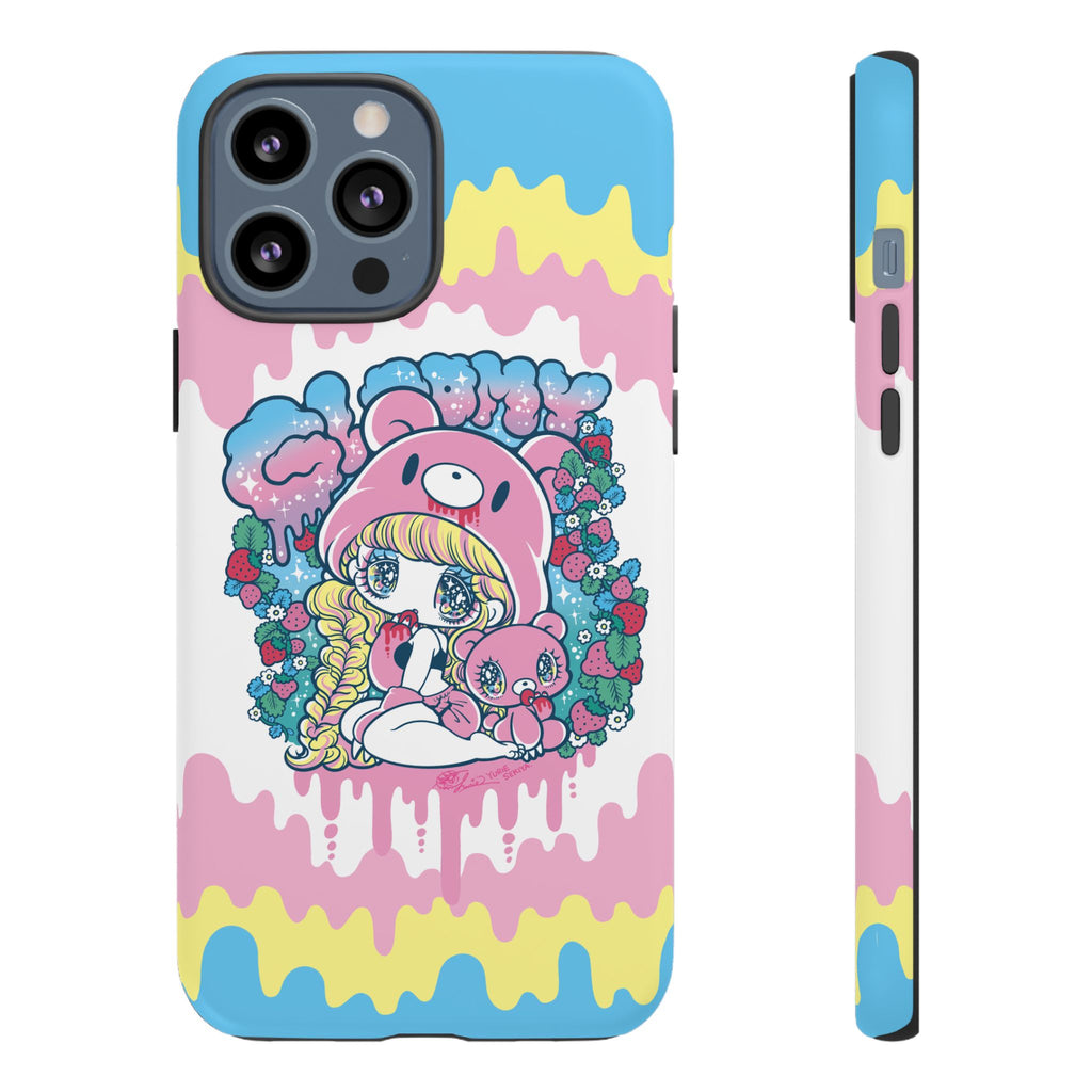 YURIE SEKIYA x GLOOMY BEAR ⭐️ GLOOMY-GIRL STRAWBERRY PHONE CASE