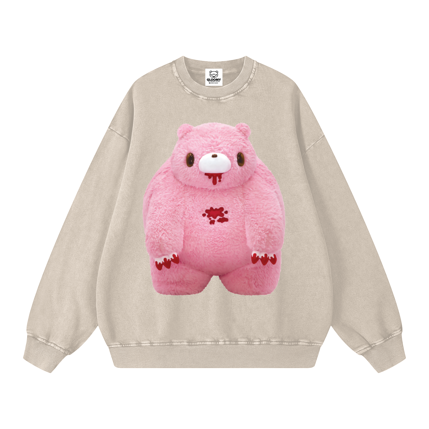 Chubby Gloomy Snow Washed Oversized Sweatshirt