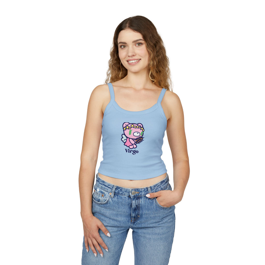 Virgo Zodiac Gloomy Bear Spaghetti Strap Tank Top
