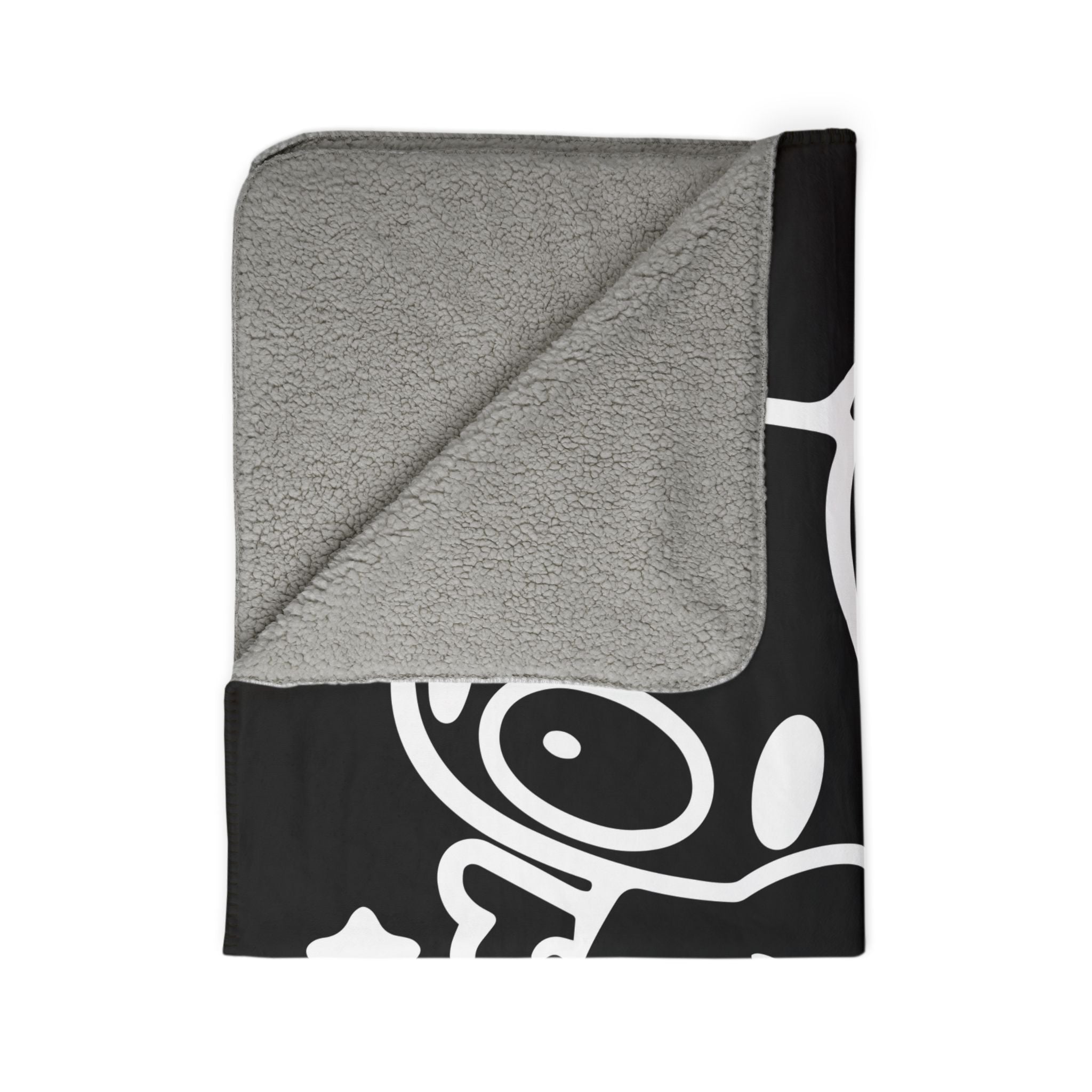 Gloomy Bear gemini Zodiac Fleece Sherpa Blanket