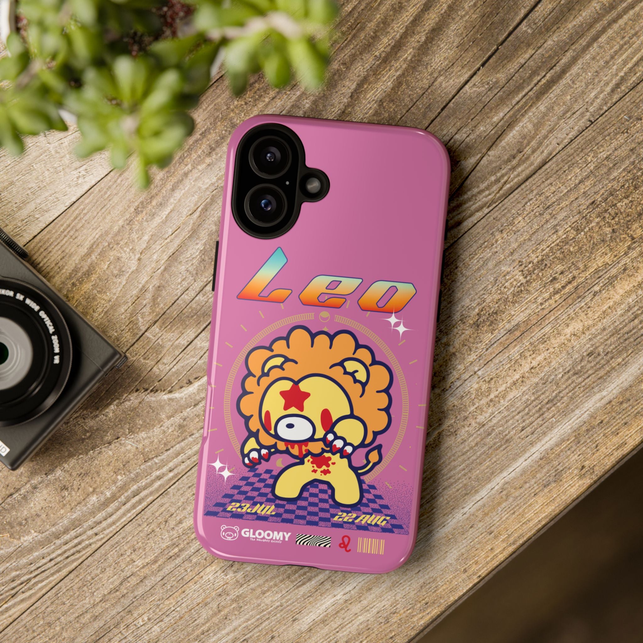 Zodiac Leo gloomy bear Phone Case