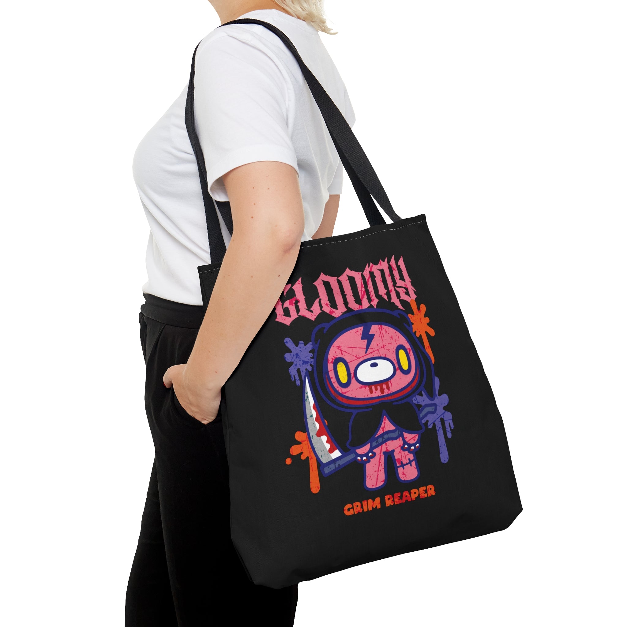 Gloomy Halloween Grim Reaper Tote Bag