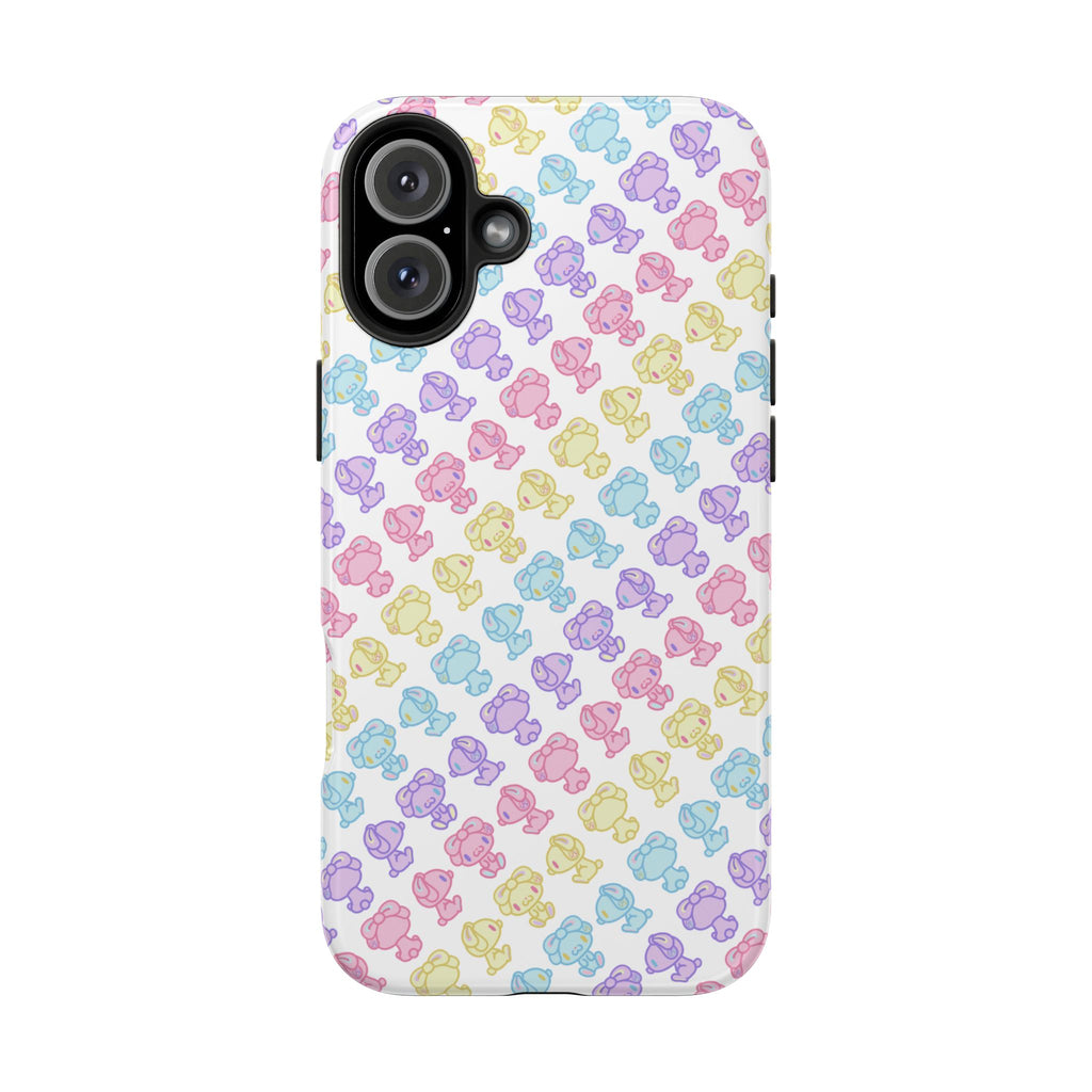 Rotating Pastel All Purpose Bunny - iPhone Case