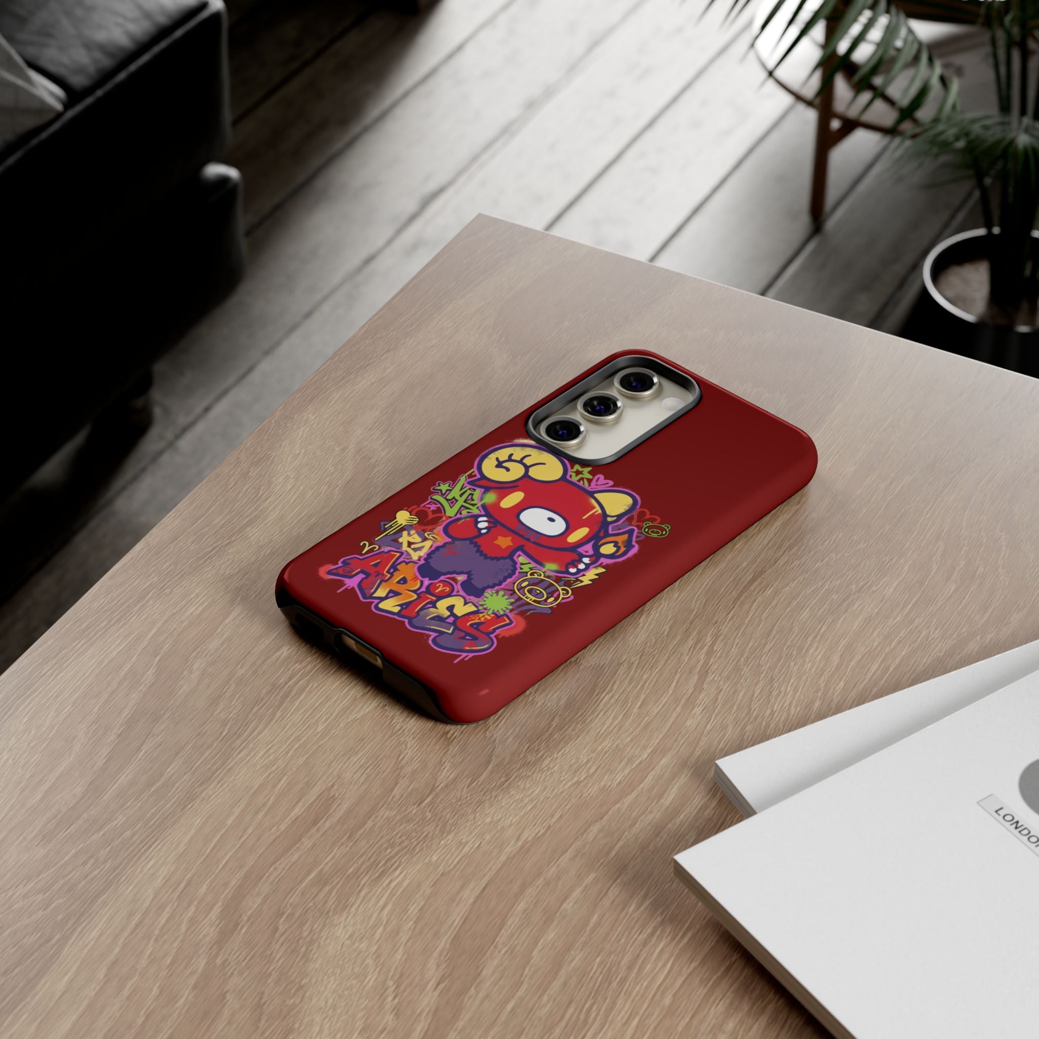 Zodiac Aries  Gloomy Bear Phone Case