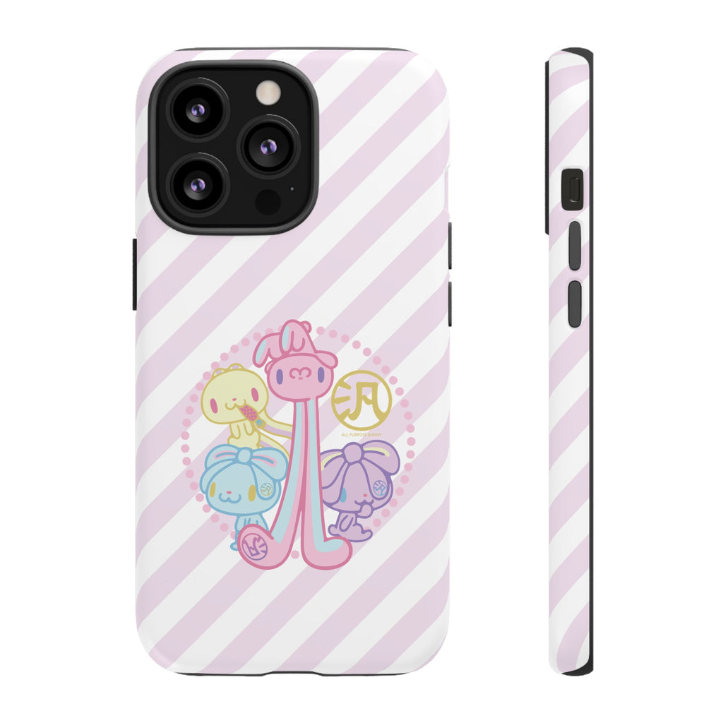 Group Pastel All Purpose Bunny - Phone Case