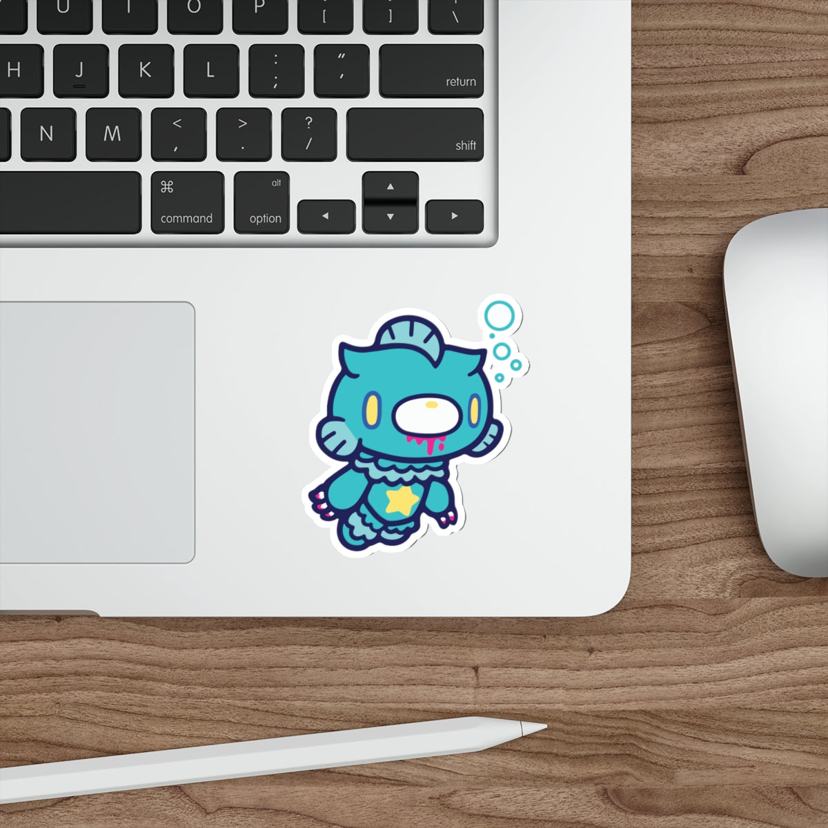 Gloomy Zodiac Pisces Die-Cut Stickers