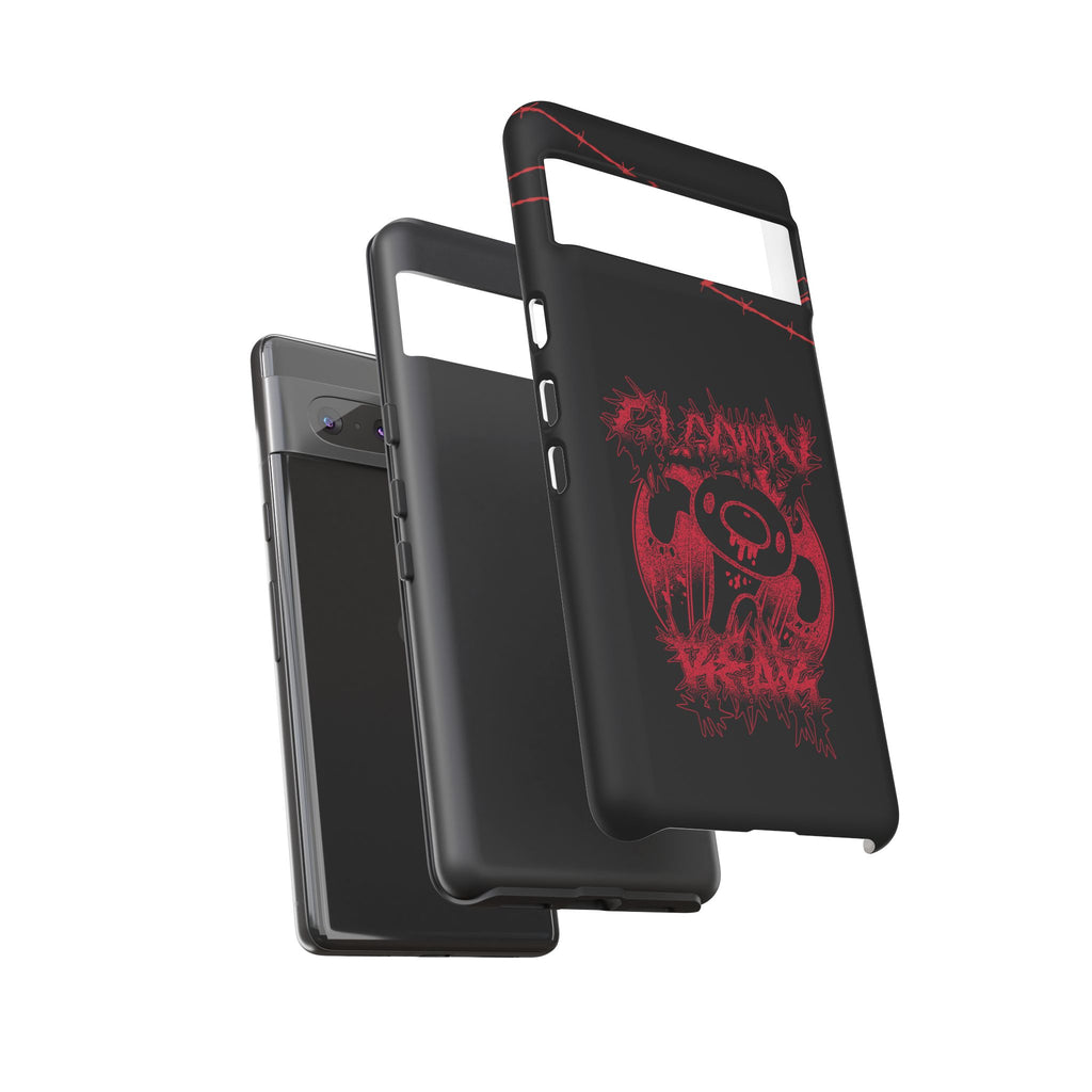 Gloomy Bear Metal Show Red Phone Case