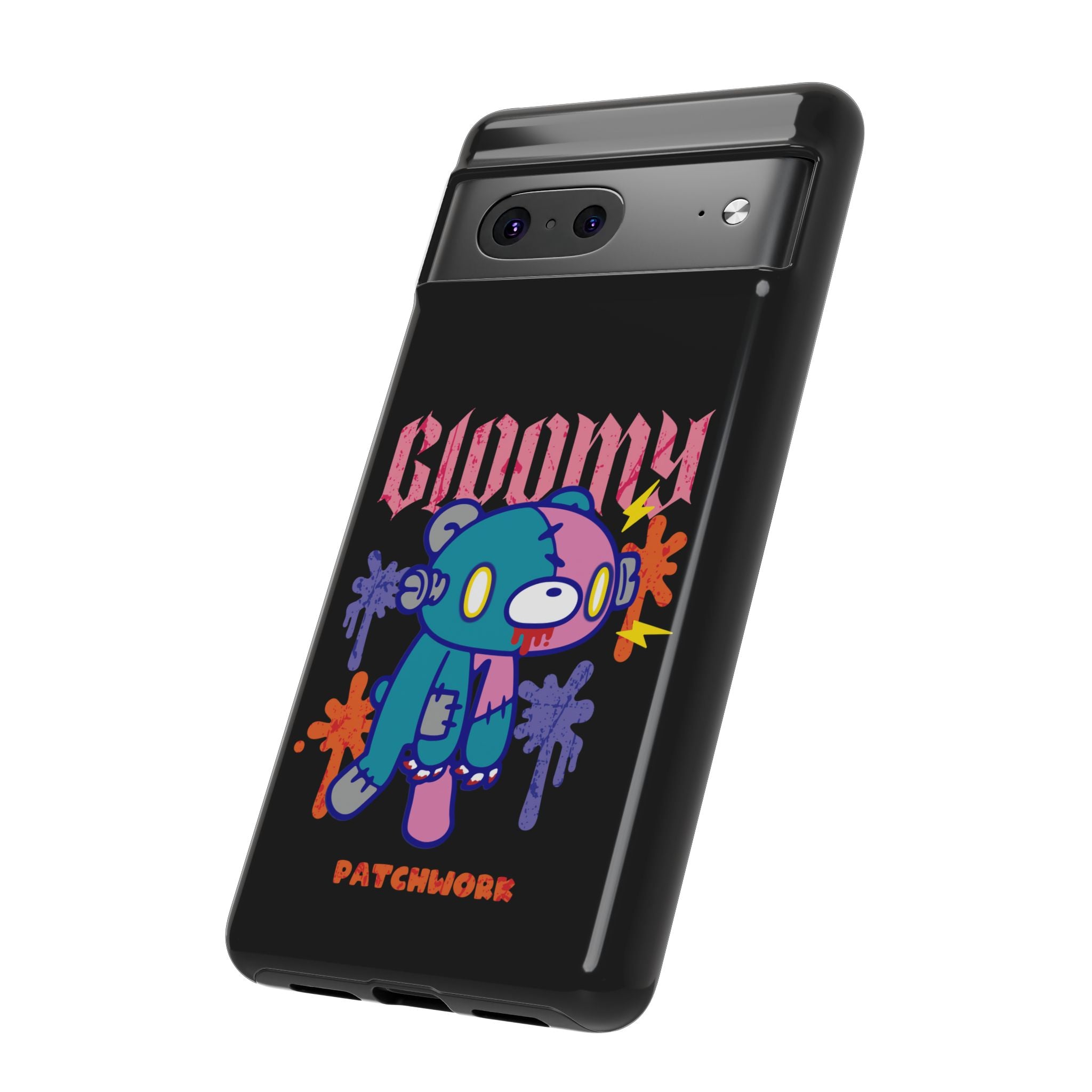 gloomy bear Halloween patchwork Phone Case