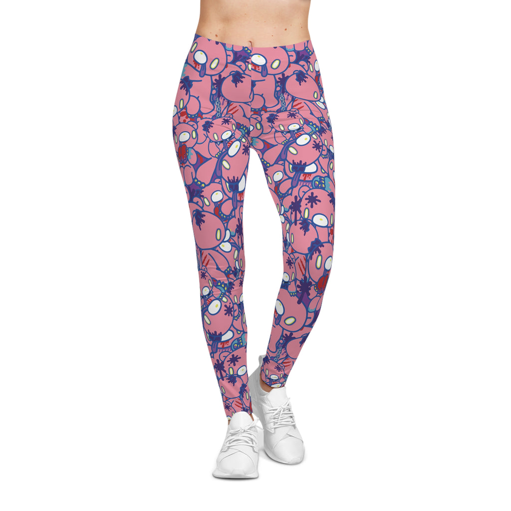 Undead Gloomy Bear AOP - Womens Leggings