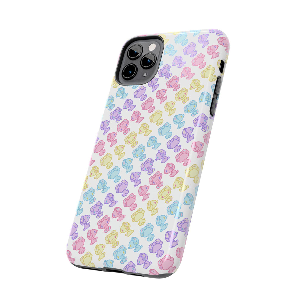 Rotating Pastel All Purpose Bunny - iPhone Case