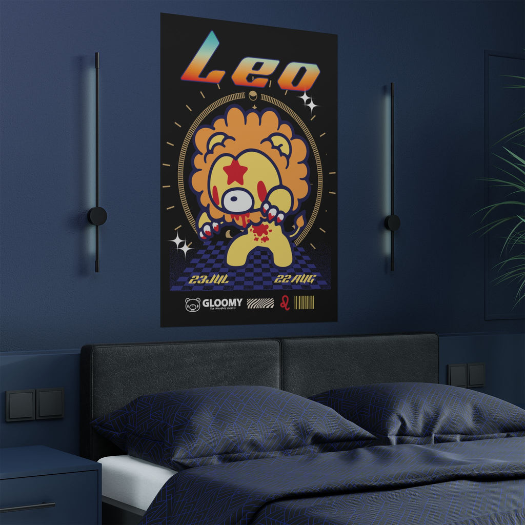 Leo Zodiac Satin Posters (300gsm)