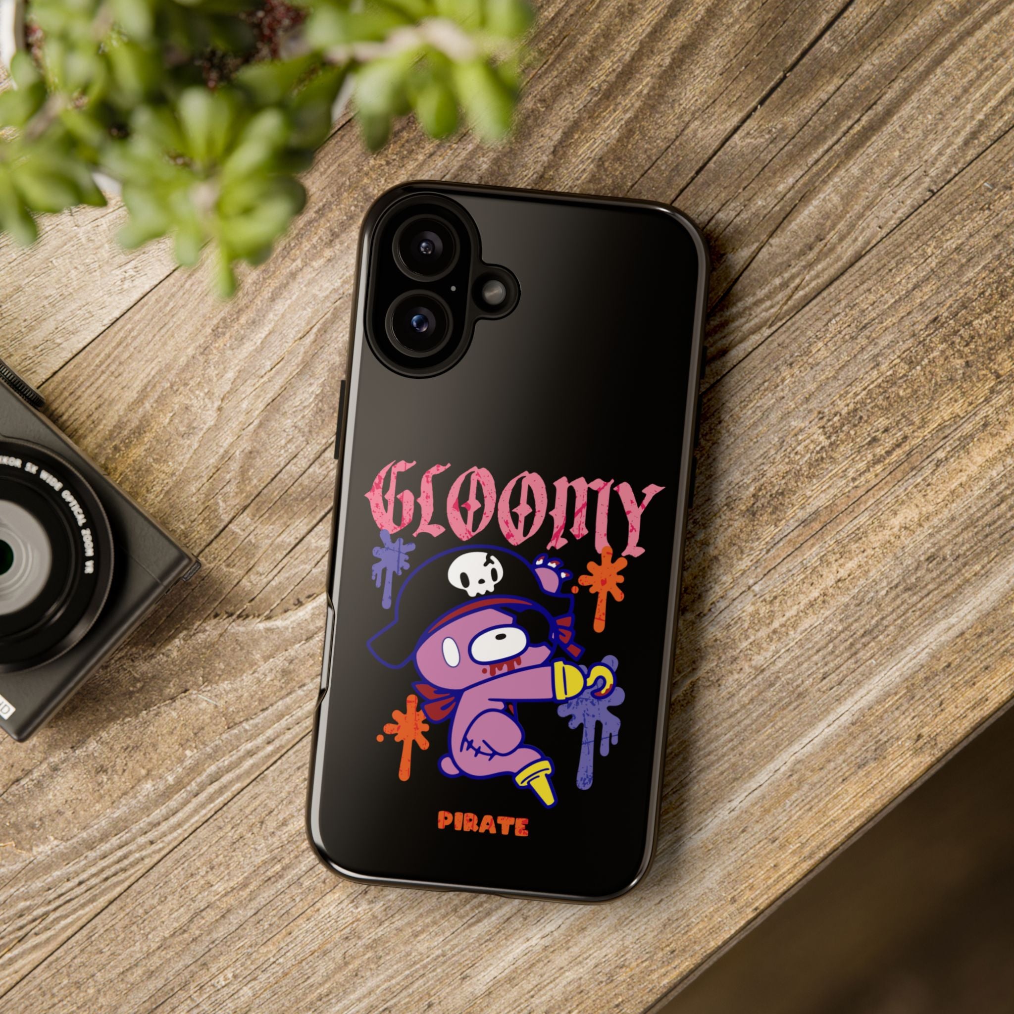 gloomy bear Halloween pirate Phone Case