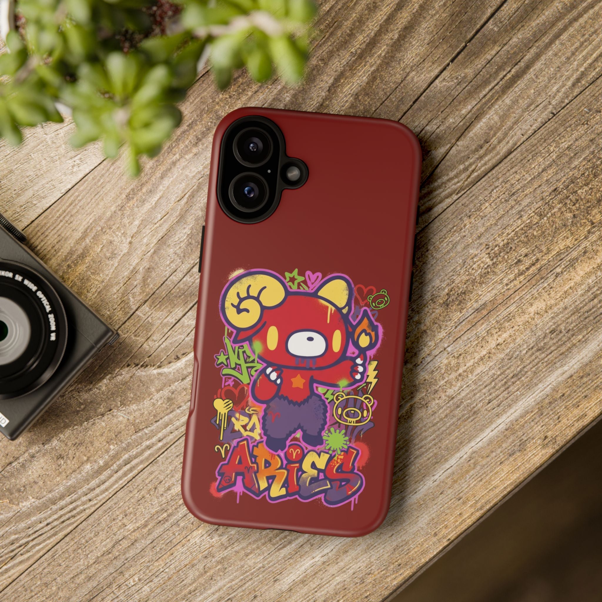 Zodiac Aries  Gloomy Bear Phone Case