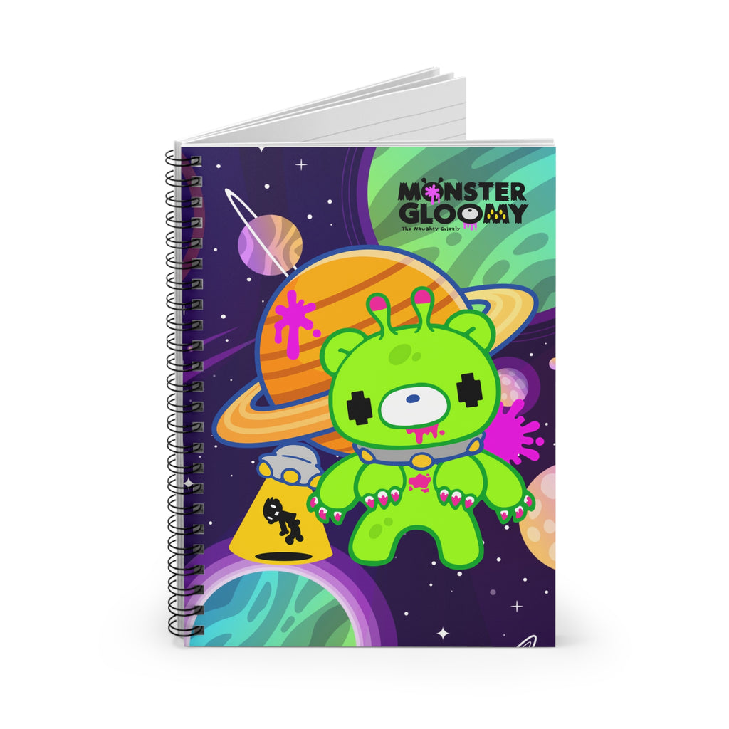 Gloomy Alien Monster Spiral Notebook