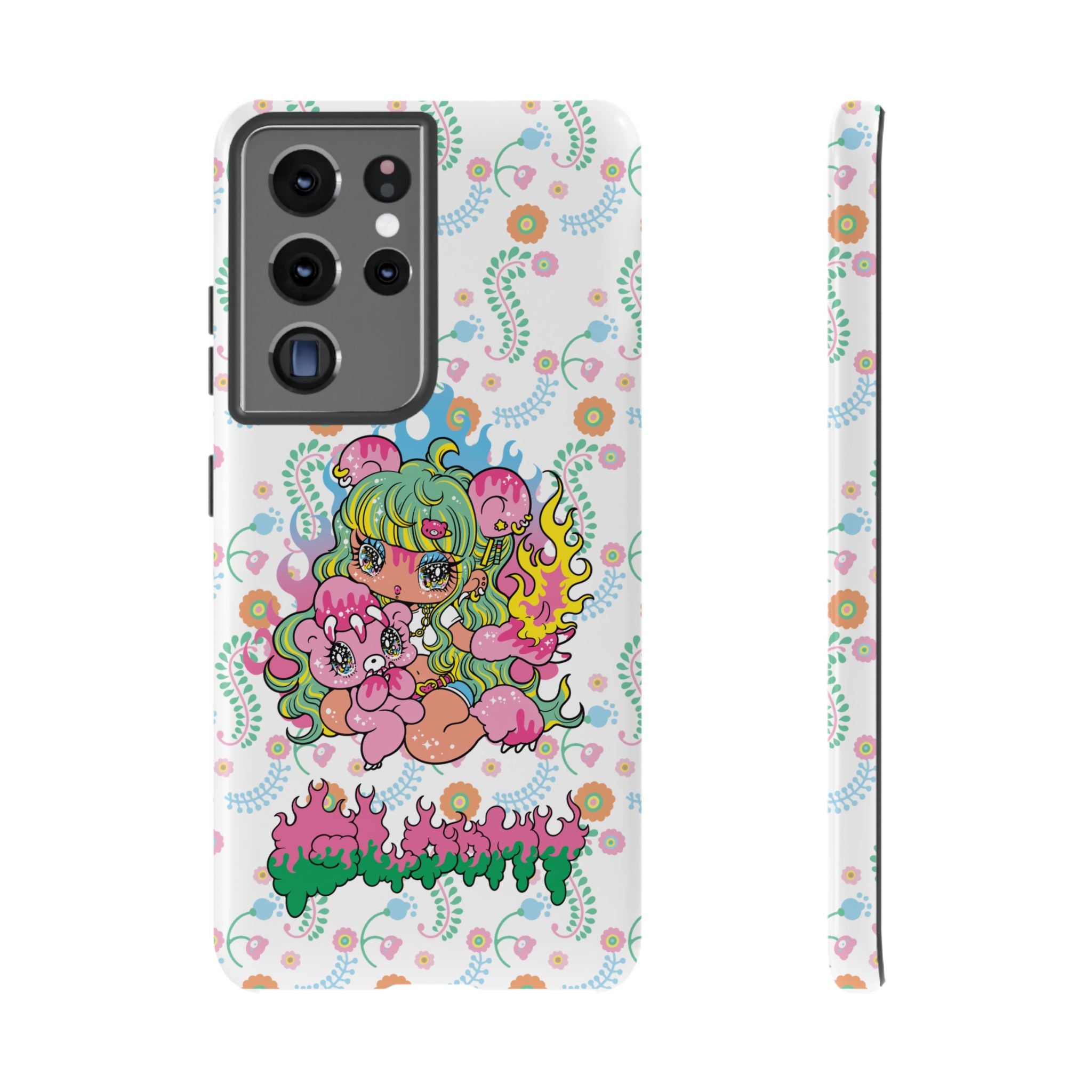 YURIE SEKIYA X GLOOMY BEAR ⭐️ FIRE GIRL PHONE CASE