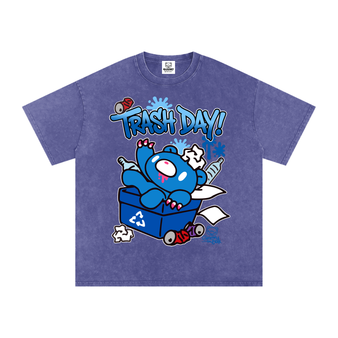 Gloomy Trash Collections Acid Wash T