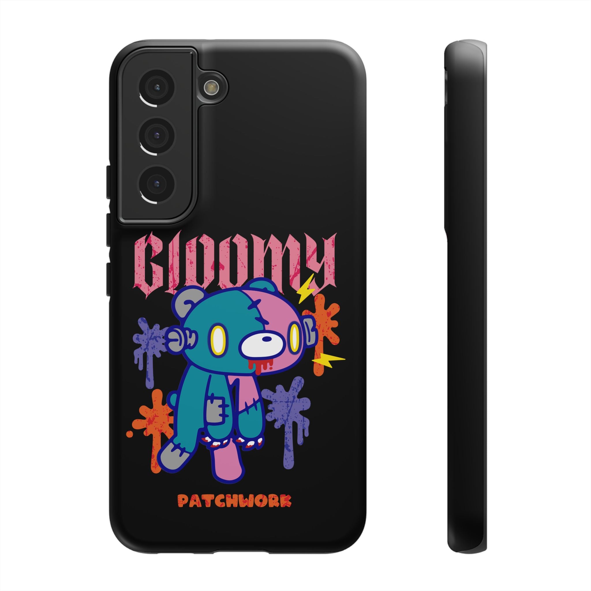 gloomy bear Halloween patchwork Phone Case