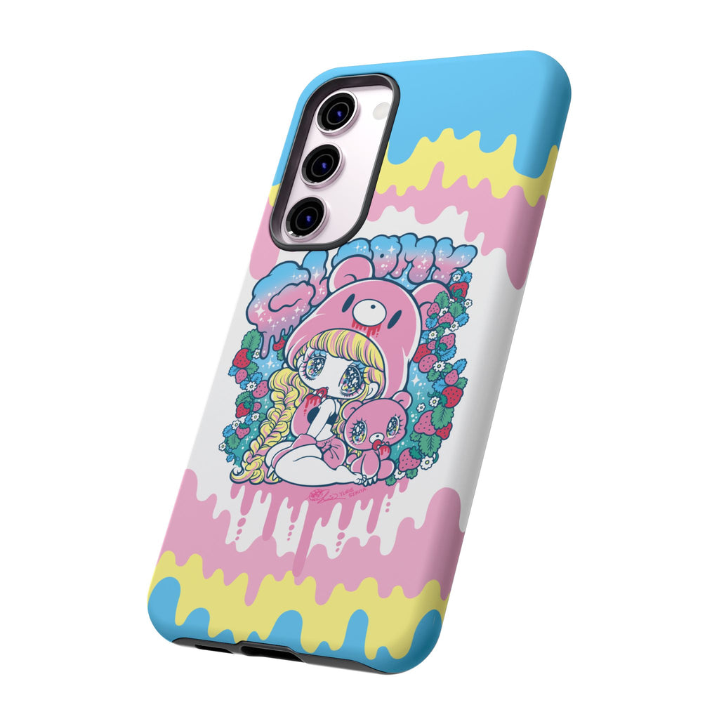 YURIE SEKIYA x GLOOMY BEAR ⭐️ GLOOMY-GIRL STRAWBERRY PHONE CASE