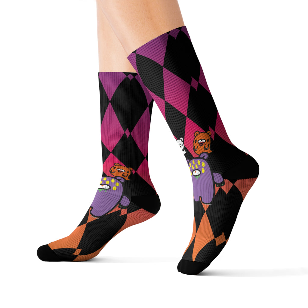 Monster Gloomy Halloween Edition - Sublimation Socks