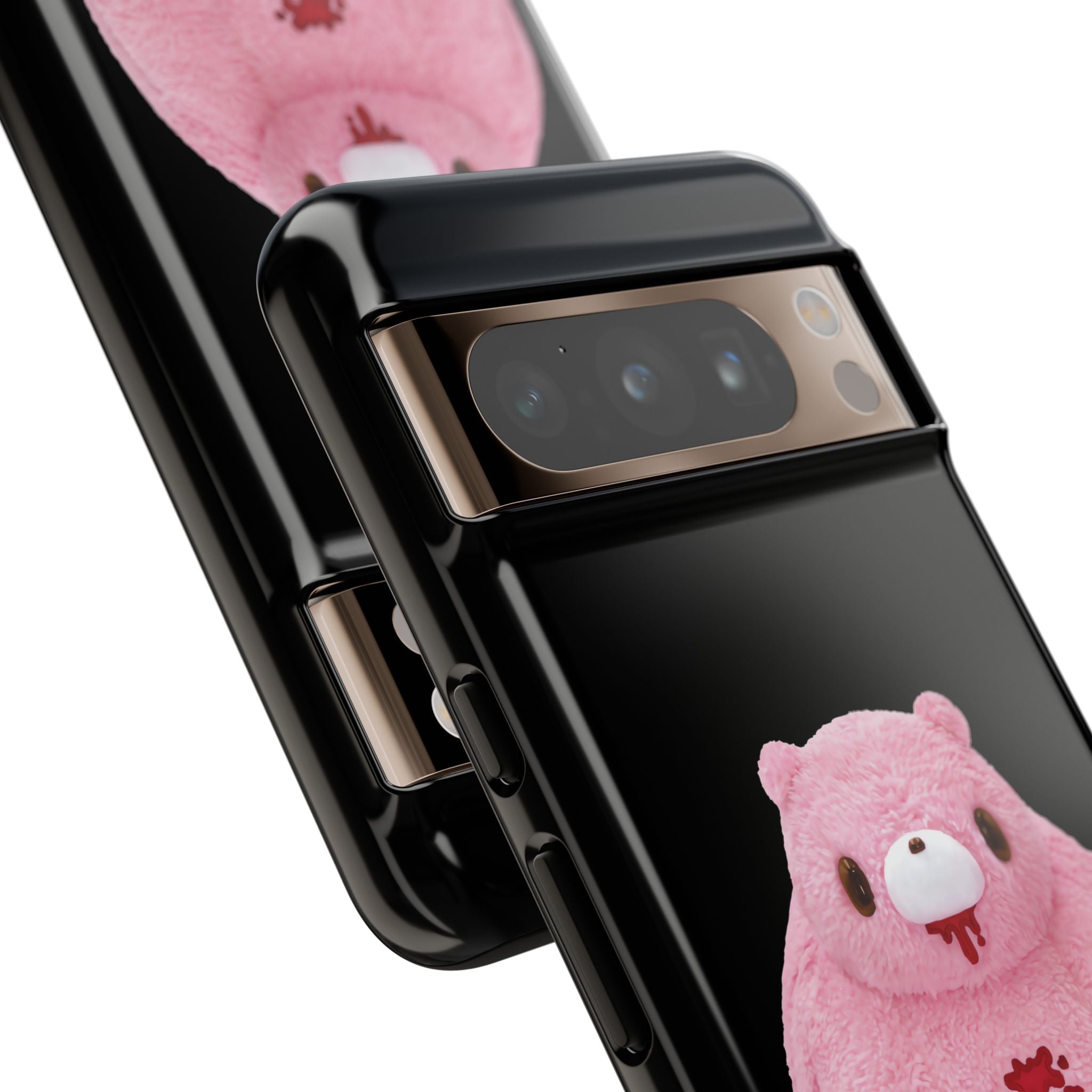 Chubby Gloomy Plush Tough Phone Case