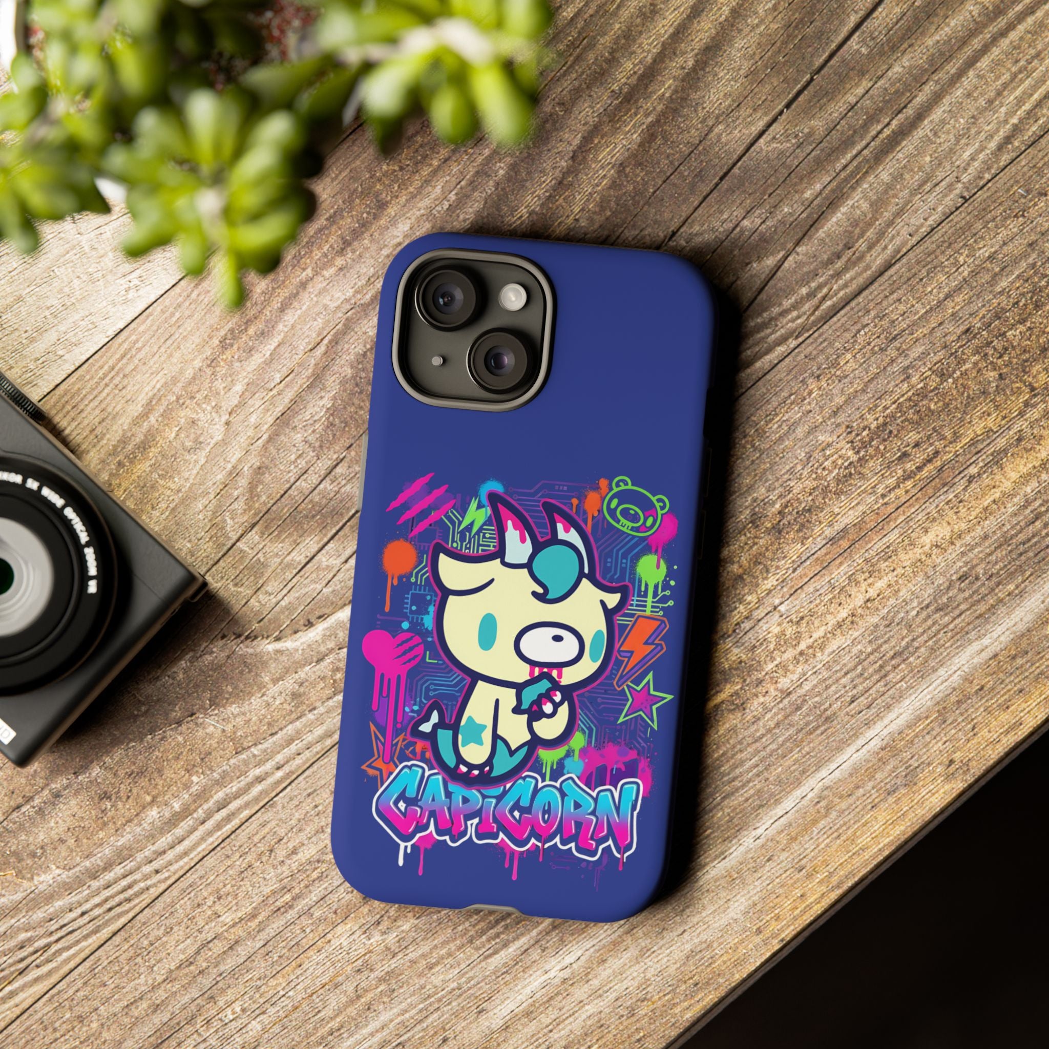 Zodiac Capricorn Gloomy Bear Phone Case