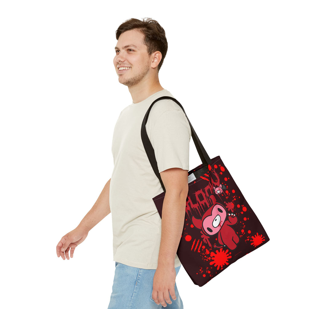 Gloomy Bear Halloween Devil Tote Bag - 2024