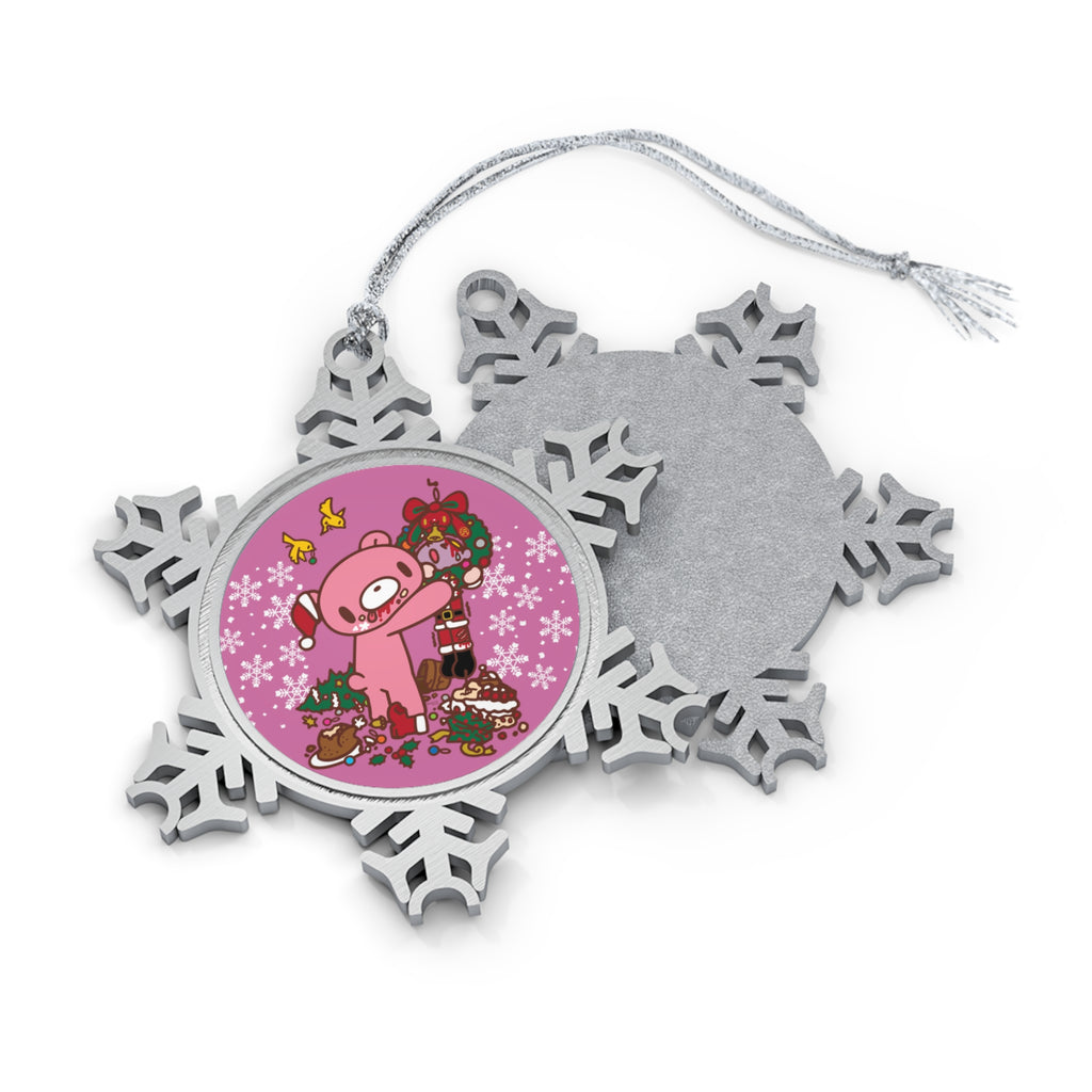 Gloomy Bear Snowflake Ornament