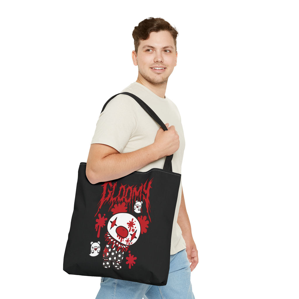 Gloomy Bear Halloween Sletchy Coown Tote Bag - 2024