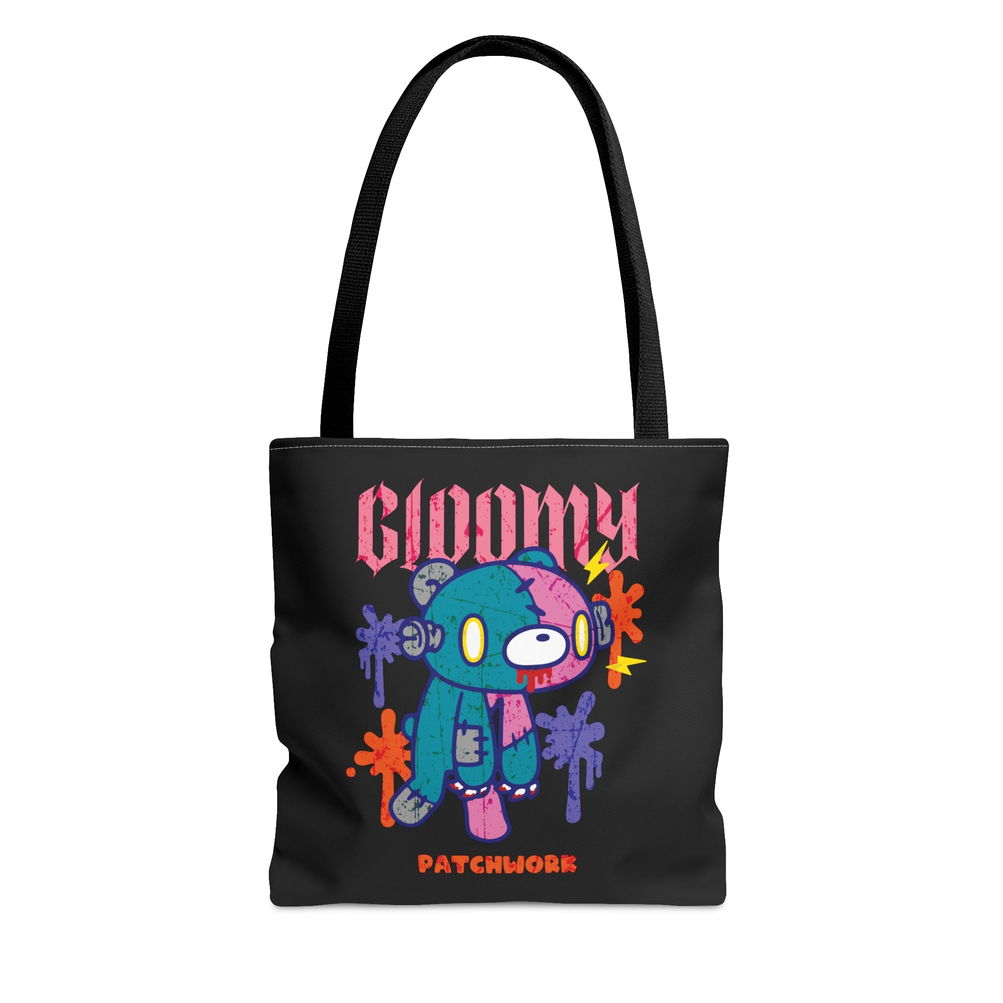 Gloomy Halloween Patchwork Tote Bag