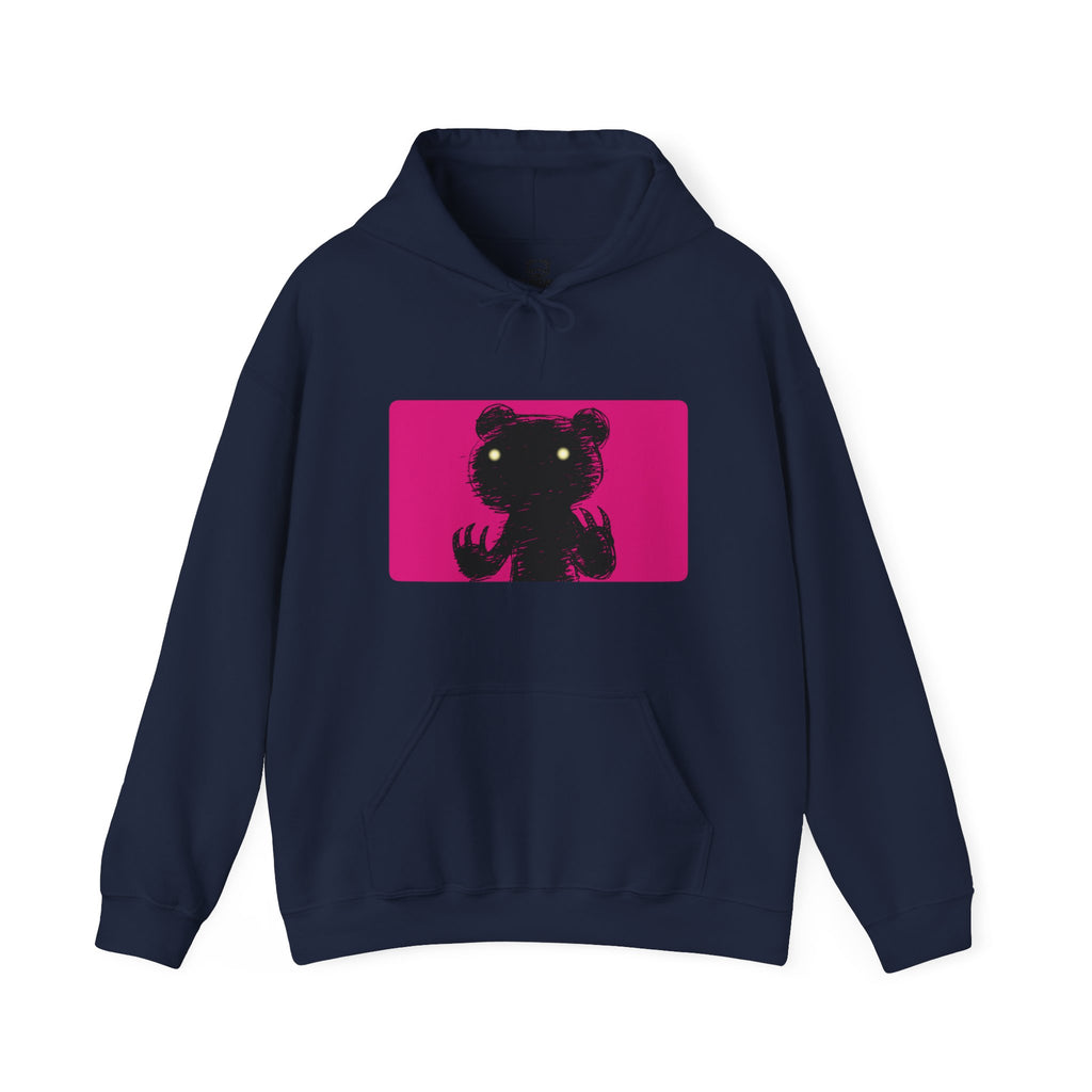 Pink Block Abstraction Gloomy Bear Unisex Hooded Sweatshirt