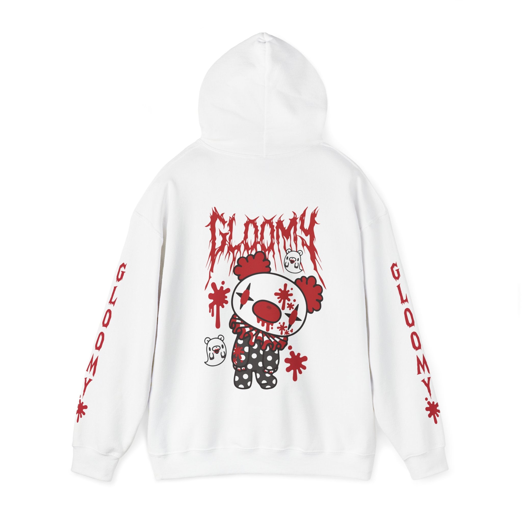 Gloomy Bear Halloween Sketchy Clown Hoodie - 2024