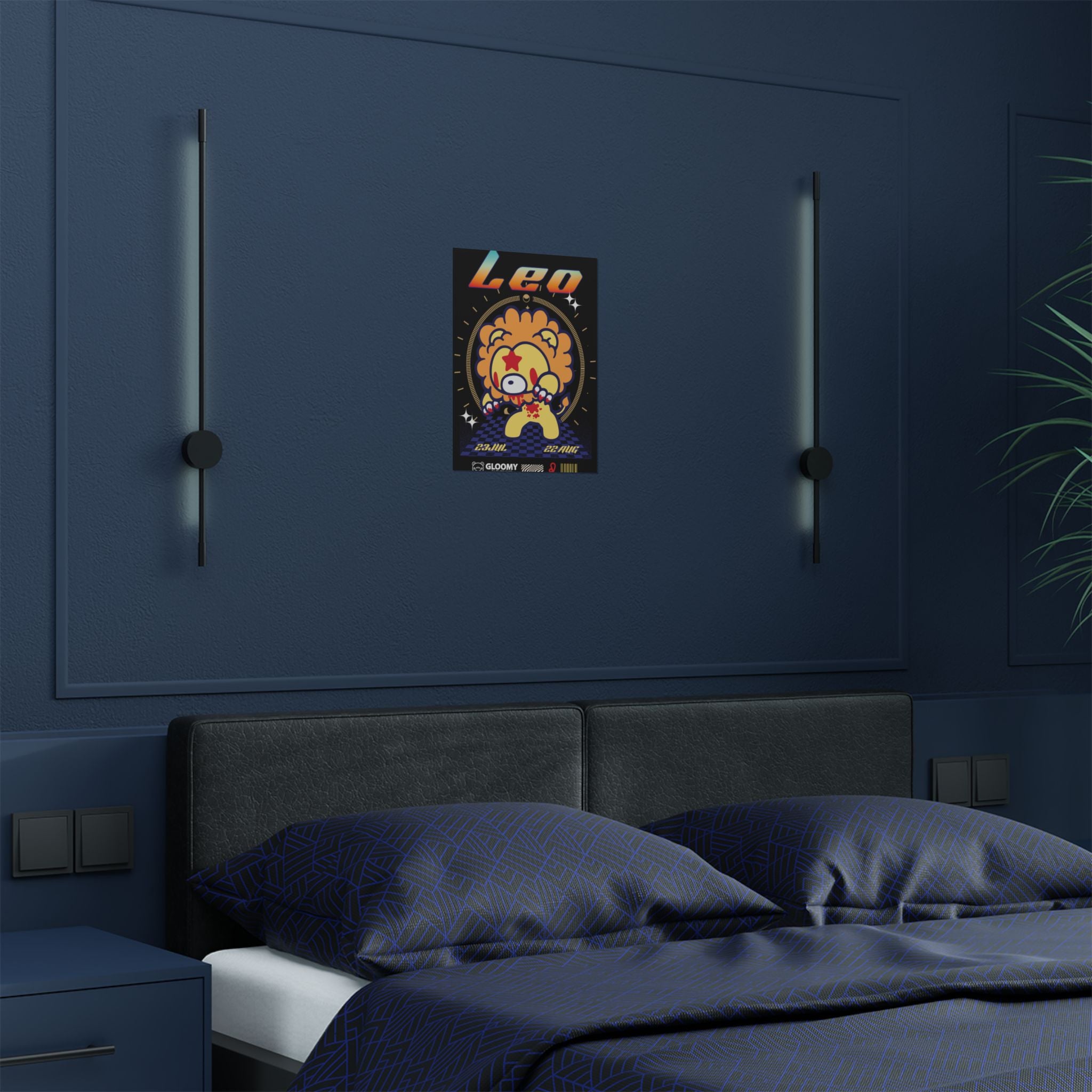 Leo Zodiac Satin Posters (300gsm)