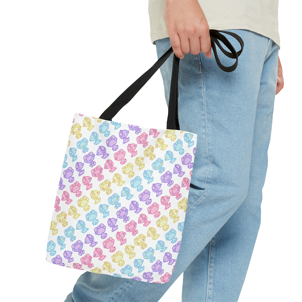 Rotating Pastel All Purpose Bunny Tote Bag